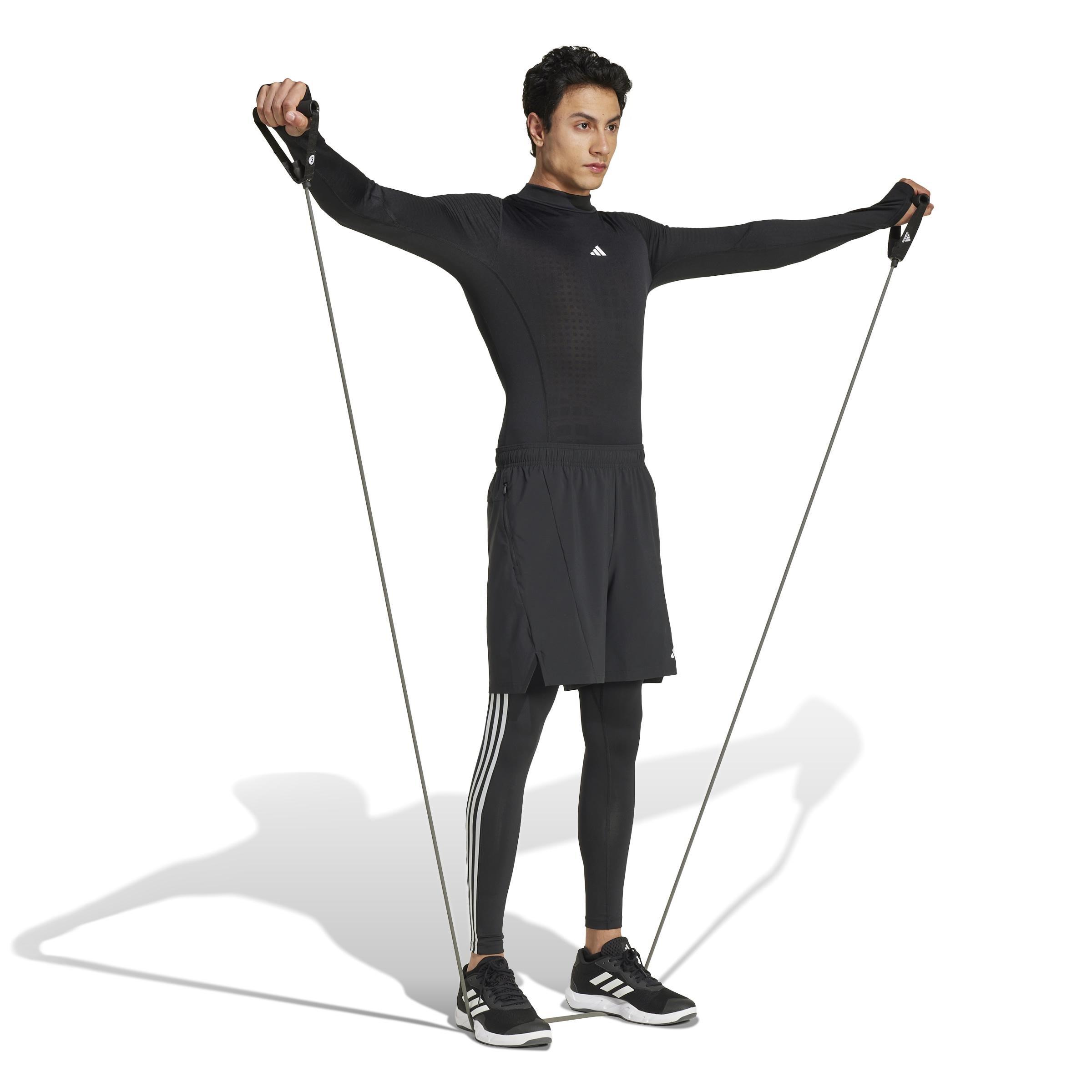 Techfit Cold.Rdy Training Long Sleeve Long-Sleeve Top, Black, A901_ONE, large image number 12