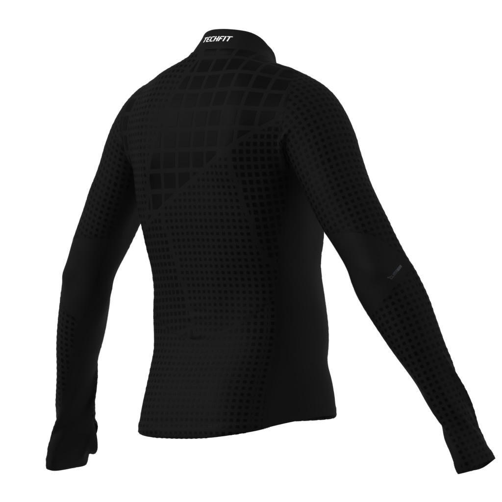 Techfit Cold.Rdy Training Long Sleeve Long-Sleeve Top, Black, A901_ONE, large image number 14
