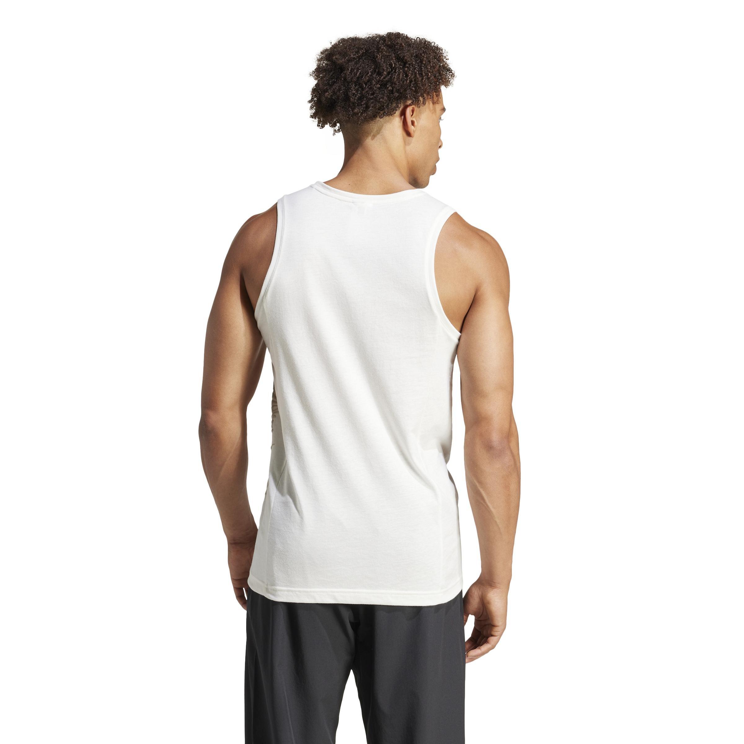 Yoga Tank Top, Beige, A901_ONE, large image number 3