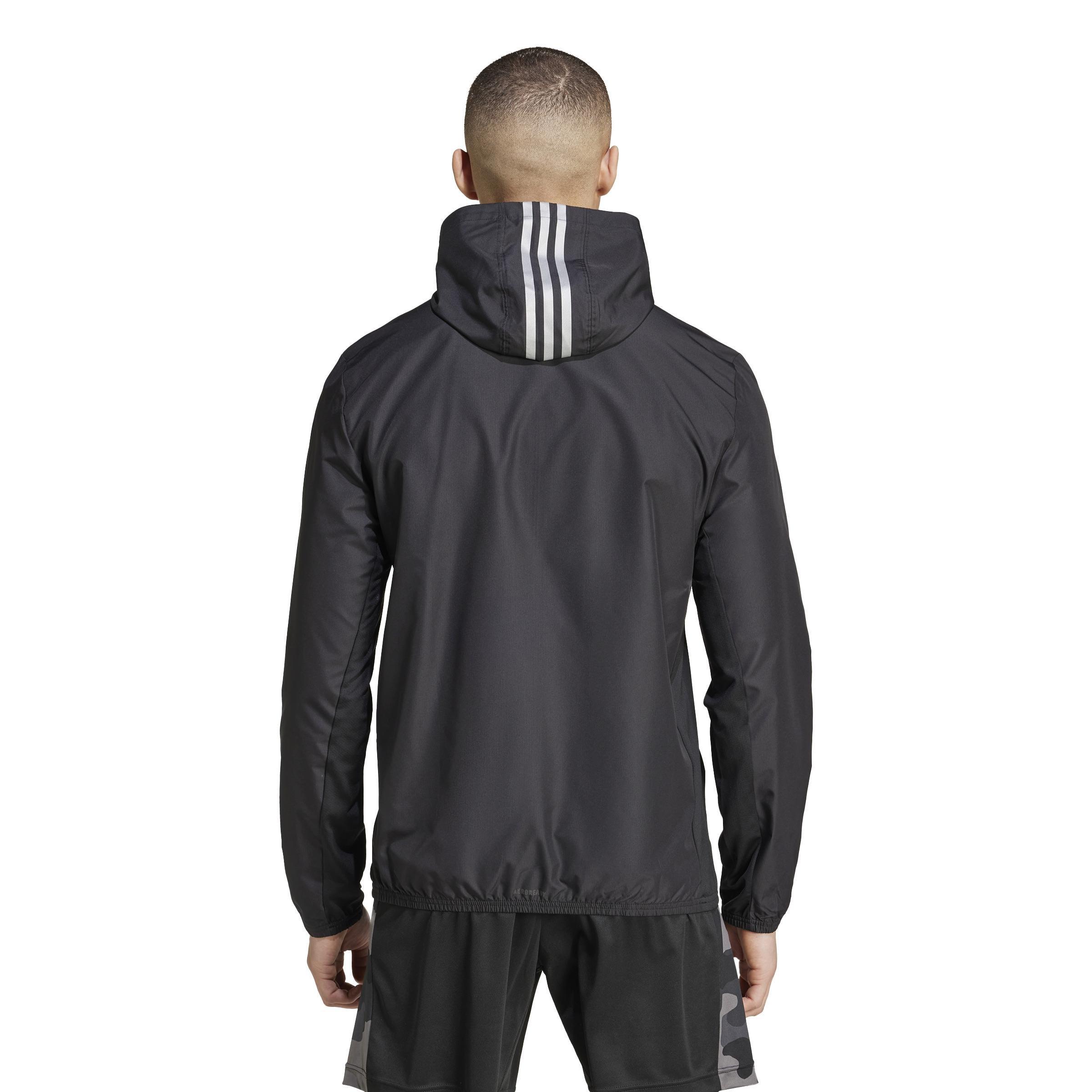 Gym+ Training 3-Stripes Windbreaker, Multicolour, , large image number 3