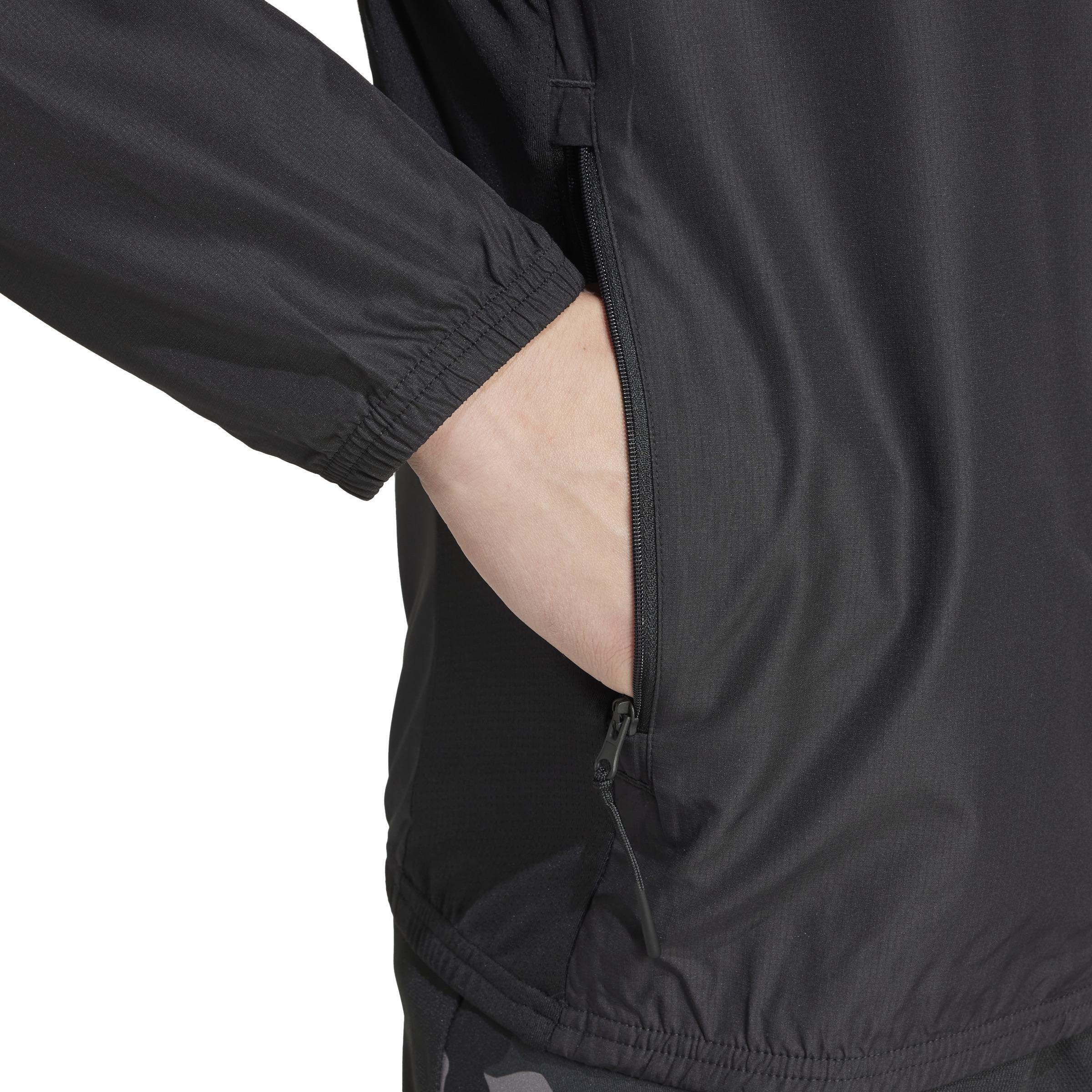 Gym+ Training 3-Stripes Windbreaker, Multicolour, , large image number 5