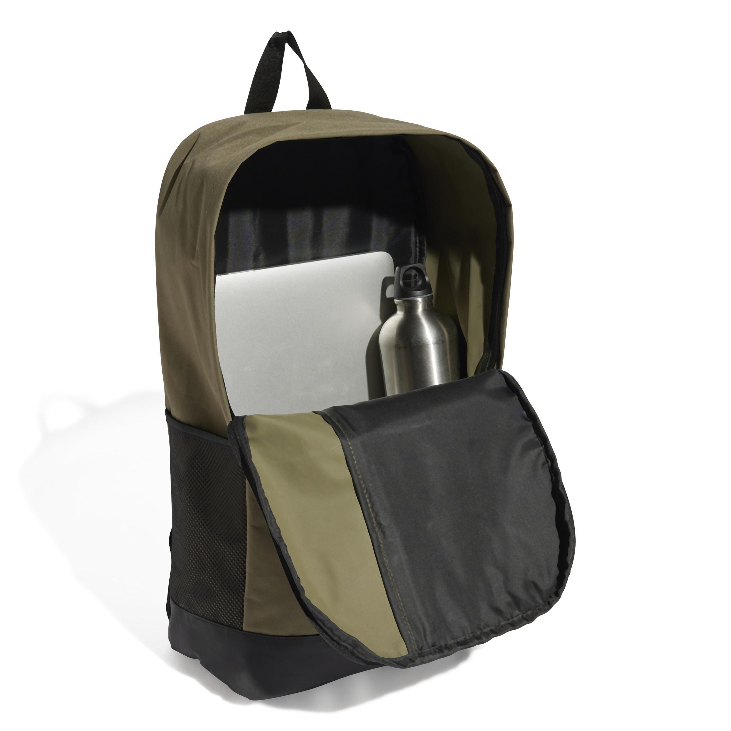 Unisex Linear Backpack, Green, A901_ONE, large image number 2