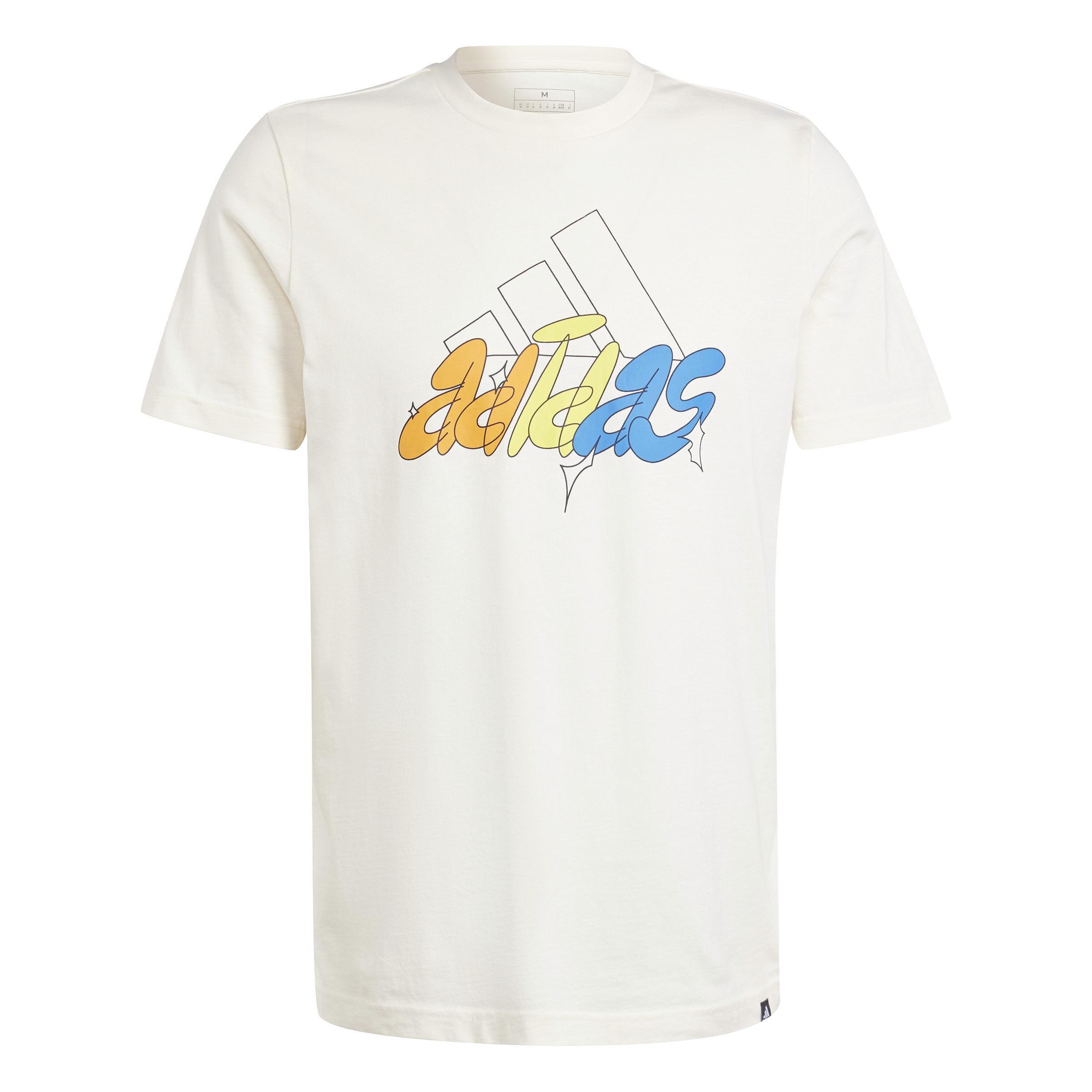 Illustrated Badge Graphic T-Shirt, White, A901_ONE, large image number 0