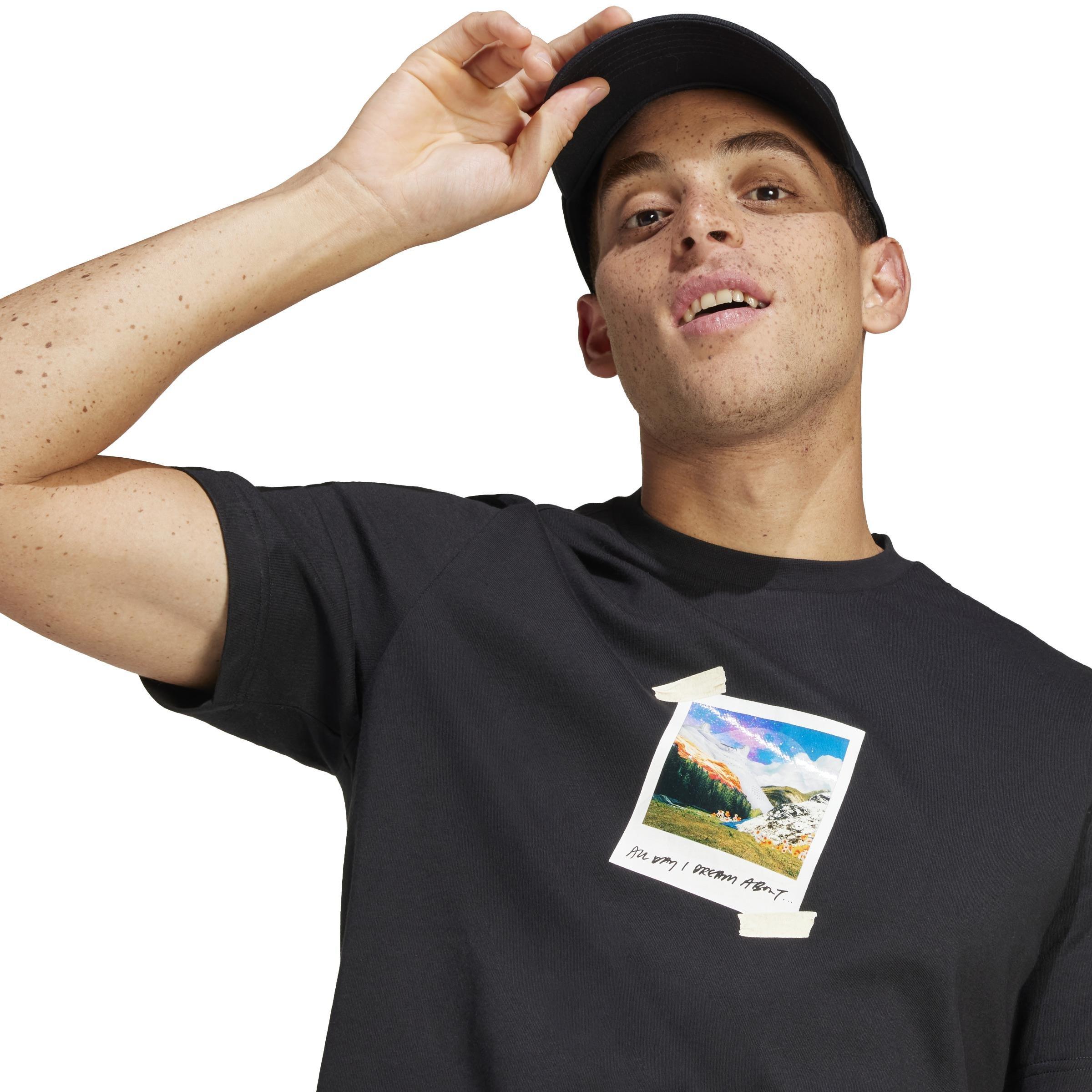 All Day I Dream About... Graphic T-Shirt, Black, A901_ONE, large image number 5