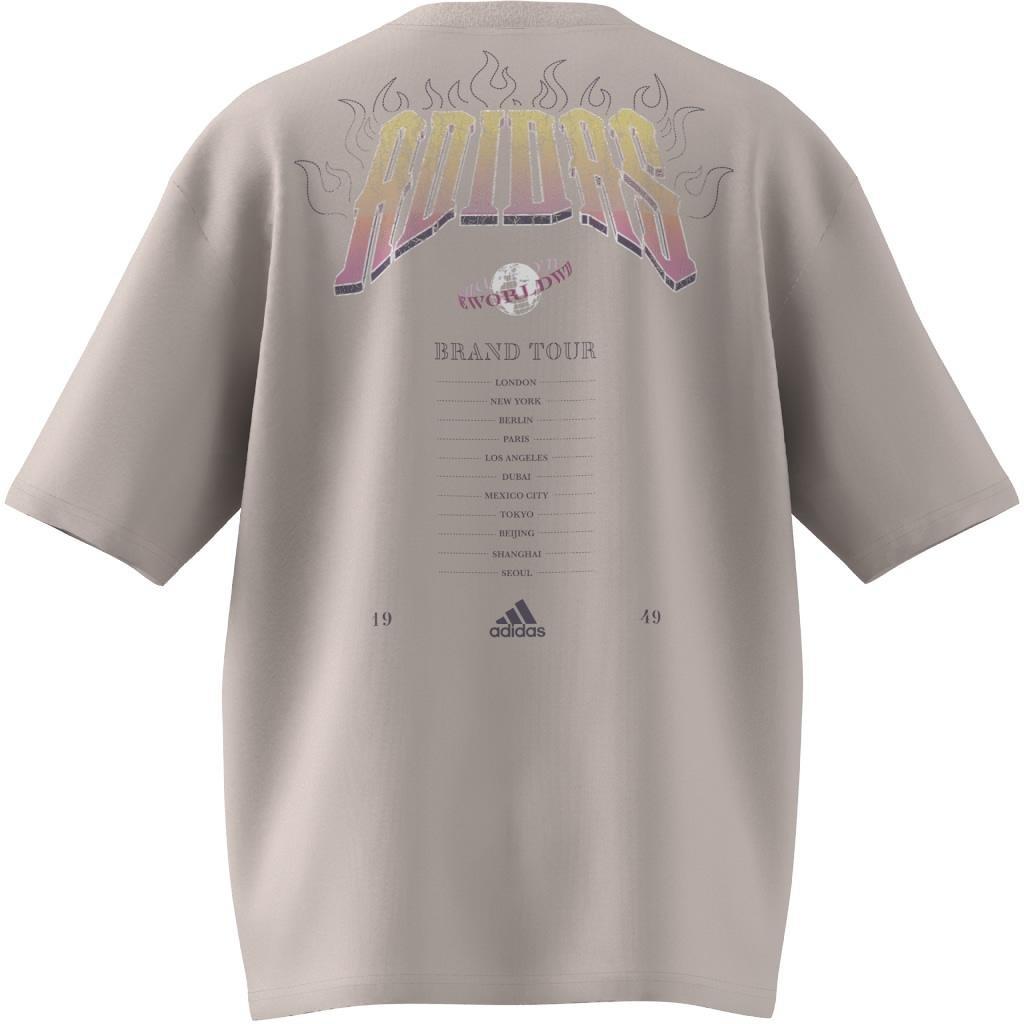 Band Merch Graphic Boyfriend T-Shirt, Pink, , large image number 13