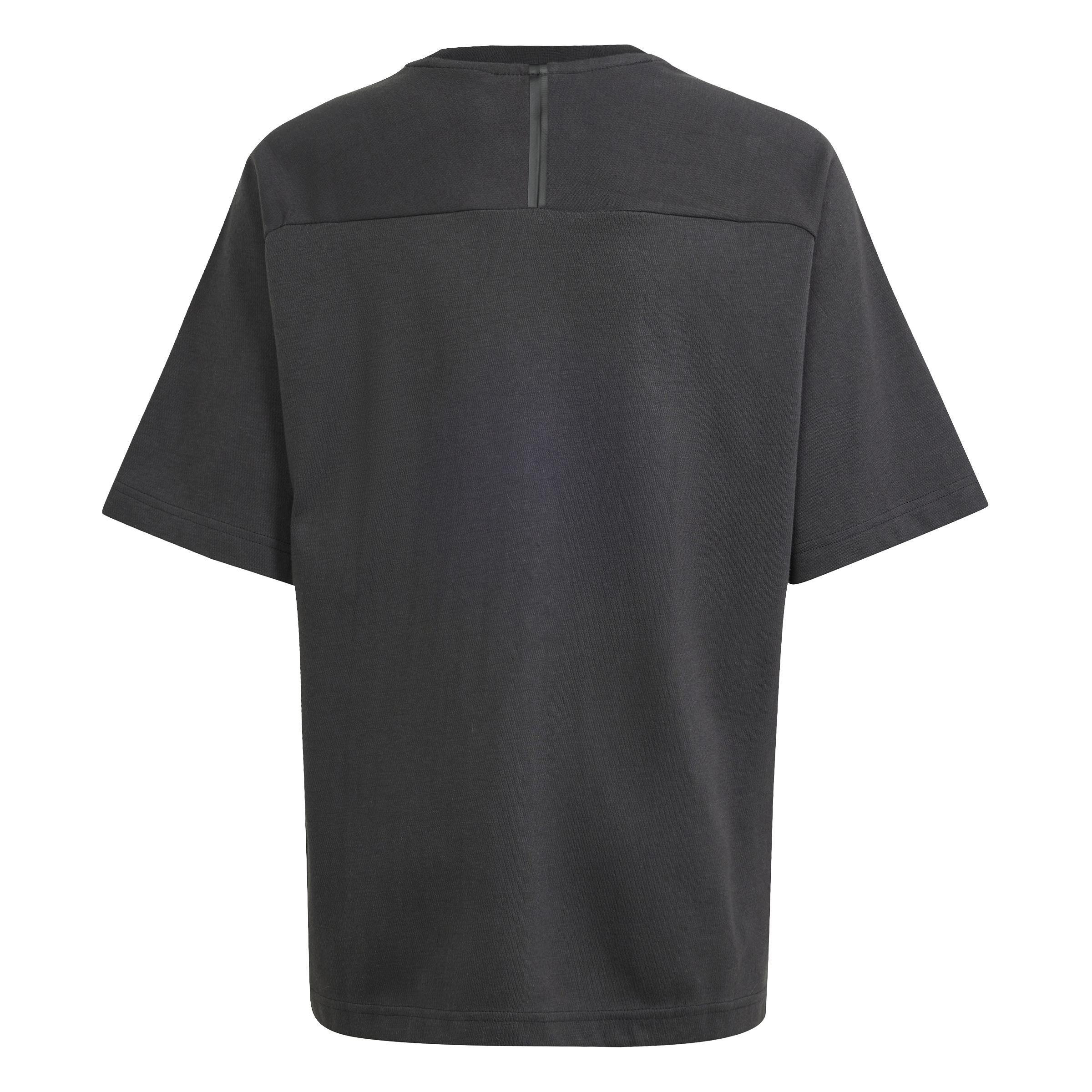 Unisex Kids Z.N.E. T-Shirt, Black, , large image number 2