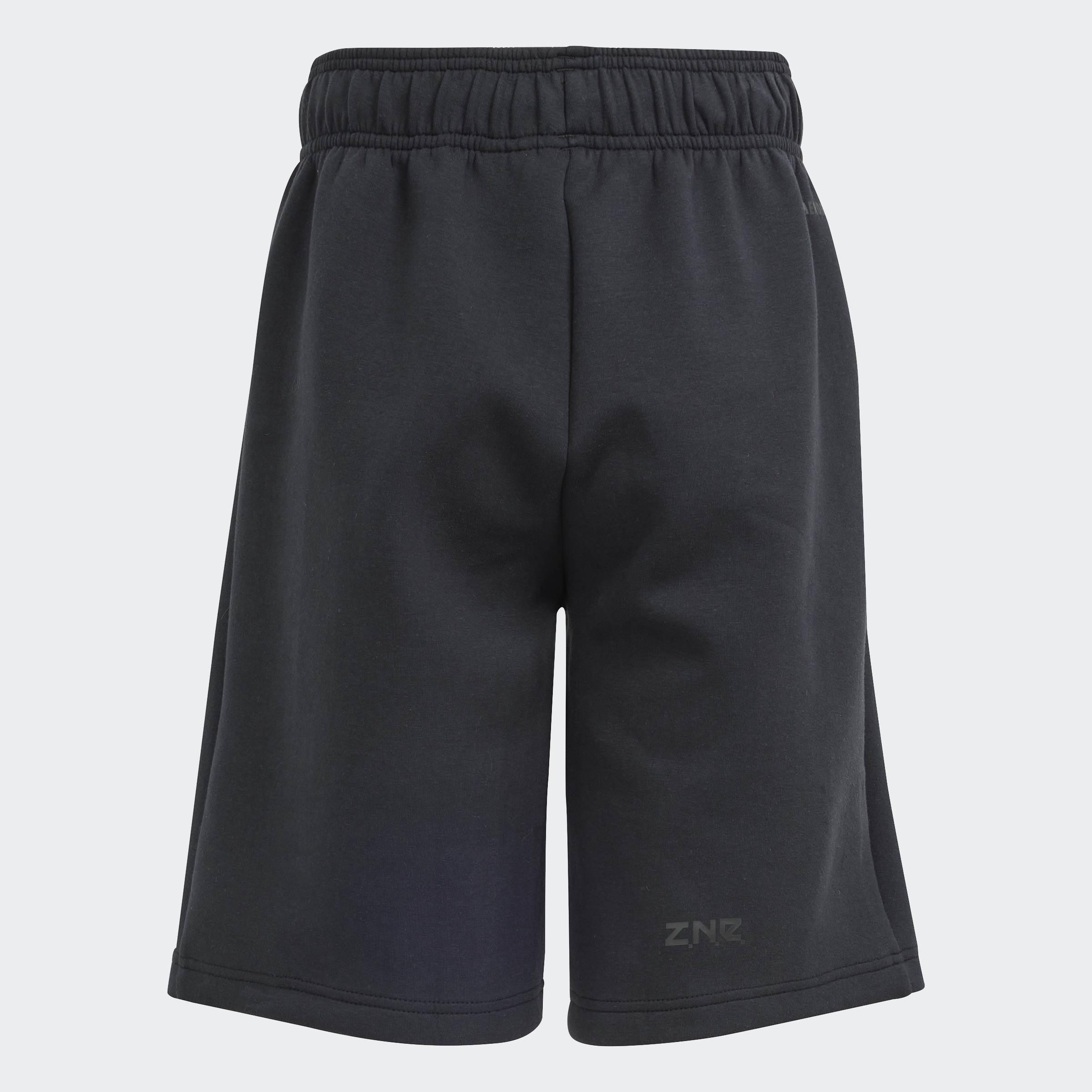 Kids Unisex Z.N.E. Doubleknit Shorts, Black, A901_ONE, large image number 1