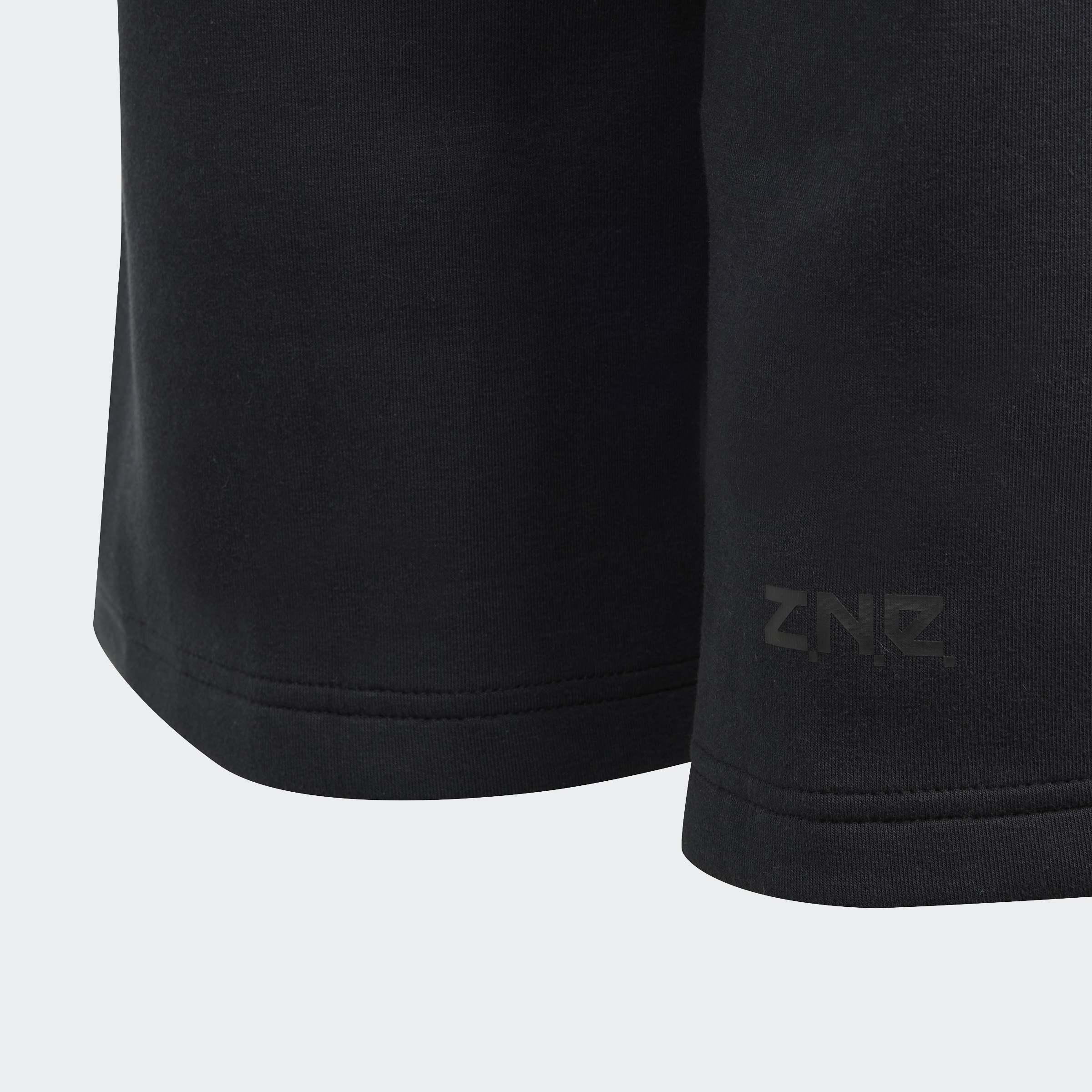 Kids Unisex Z.N.E. Doubleknit Shorts, Black, A901_ONE, large image number 3