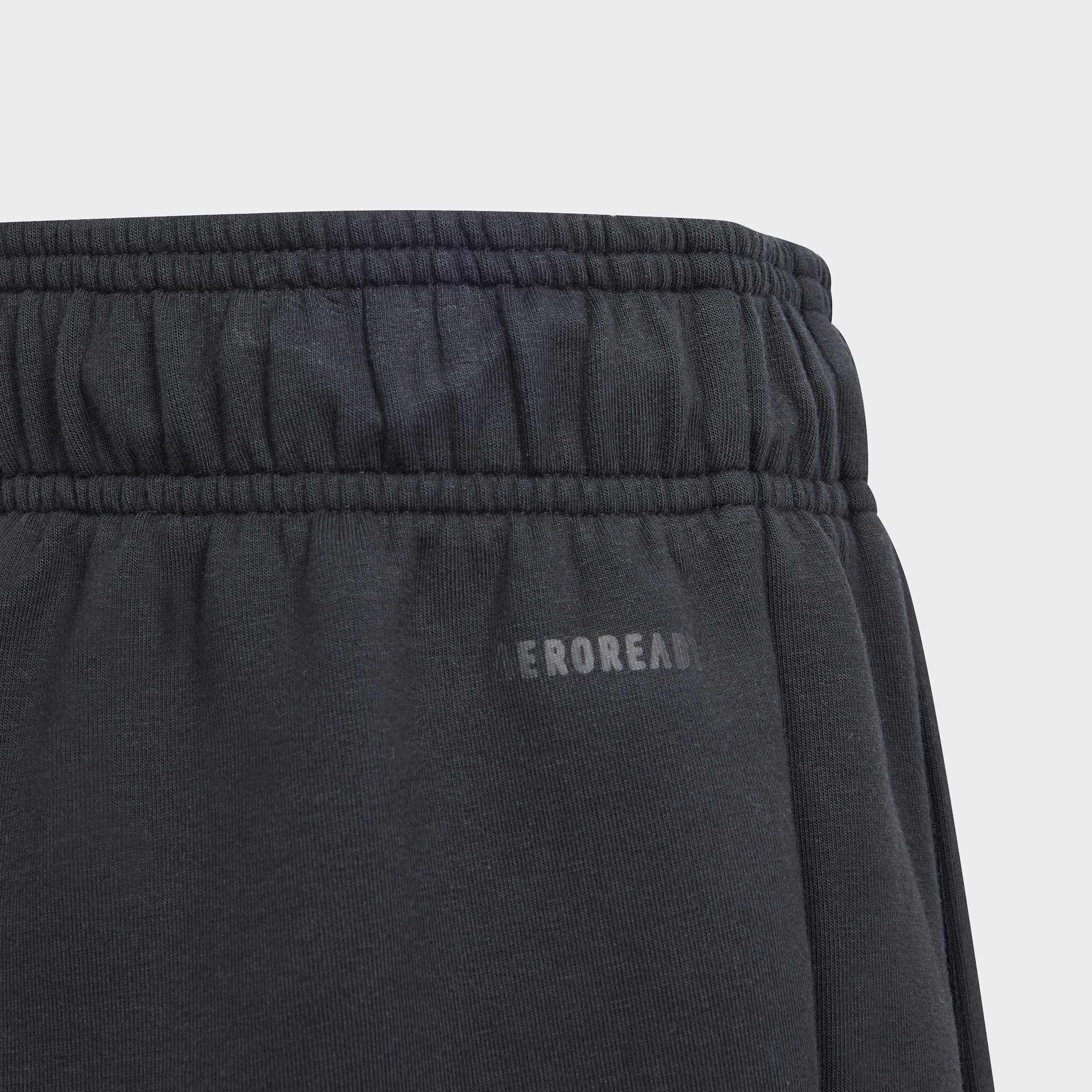 Kids Unisex Z.N.E. Doubleknit Shorts, Black, A901_ONE, large image number 4