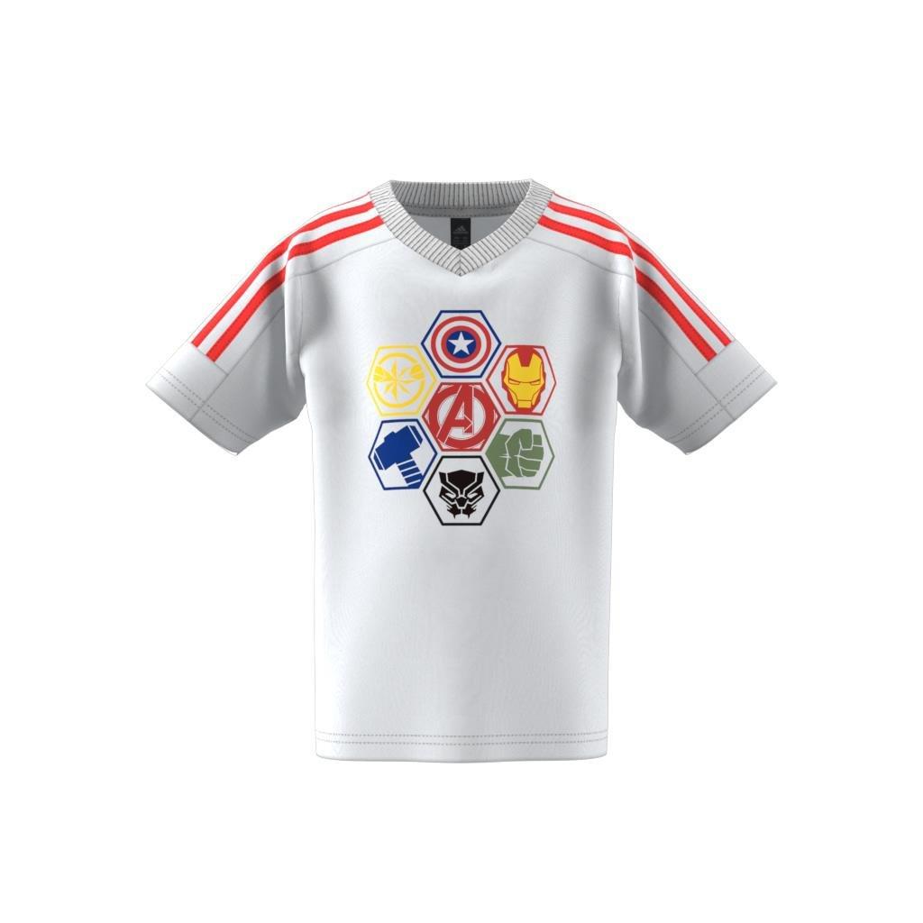 Unisex Kids Marvel Avengers T-Shirt, White, , large image number 13