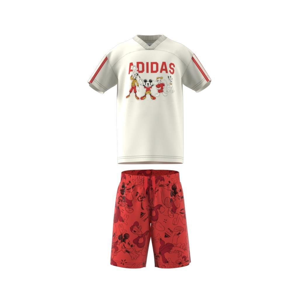 Unisex Kids adidas x Disney Mickey Mouse Tee Set, White, , large image number 6