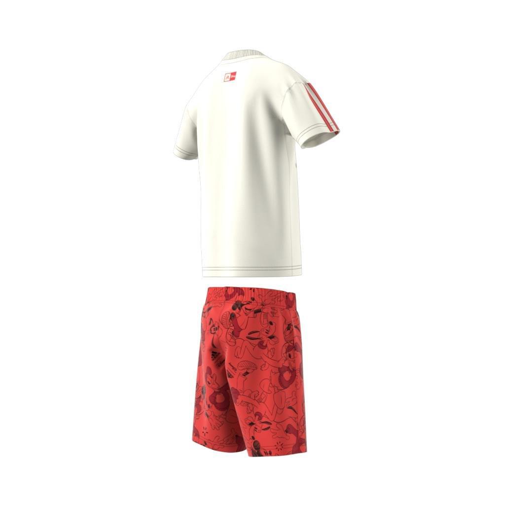 Unisex Kids adidas x Disney Mickey Mouse Tee Set, White, , large image number 8