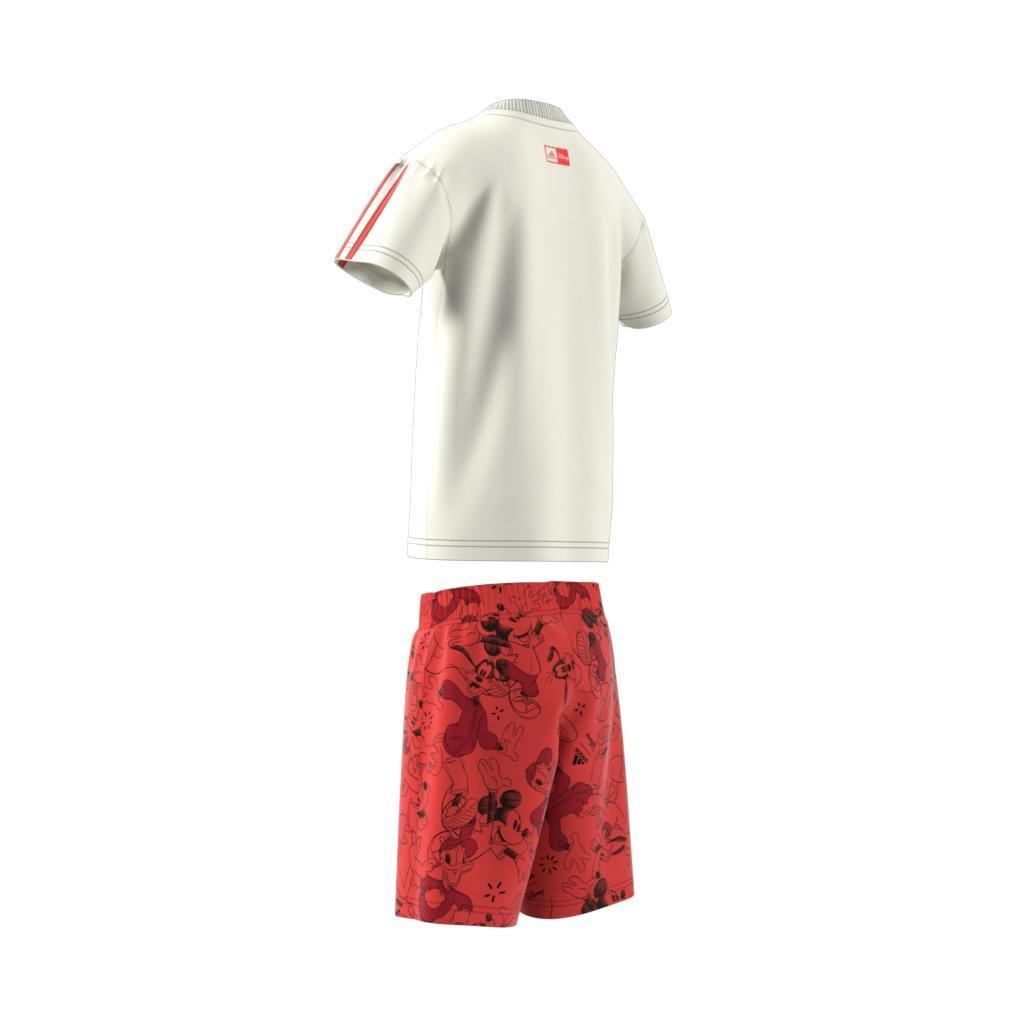 Unisex Kids adidas x Disney Mickey Mouse Tee Set, White, , large image number 9
