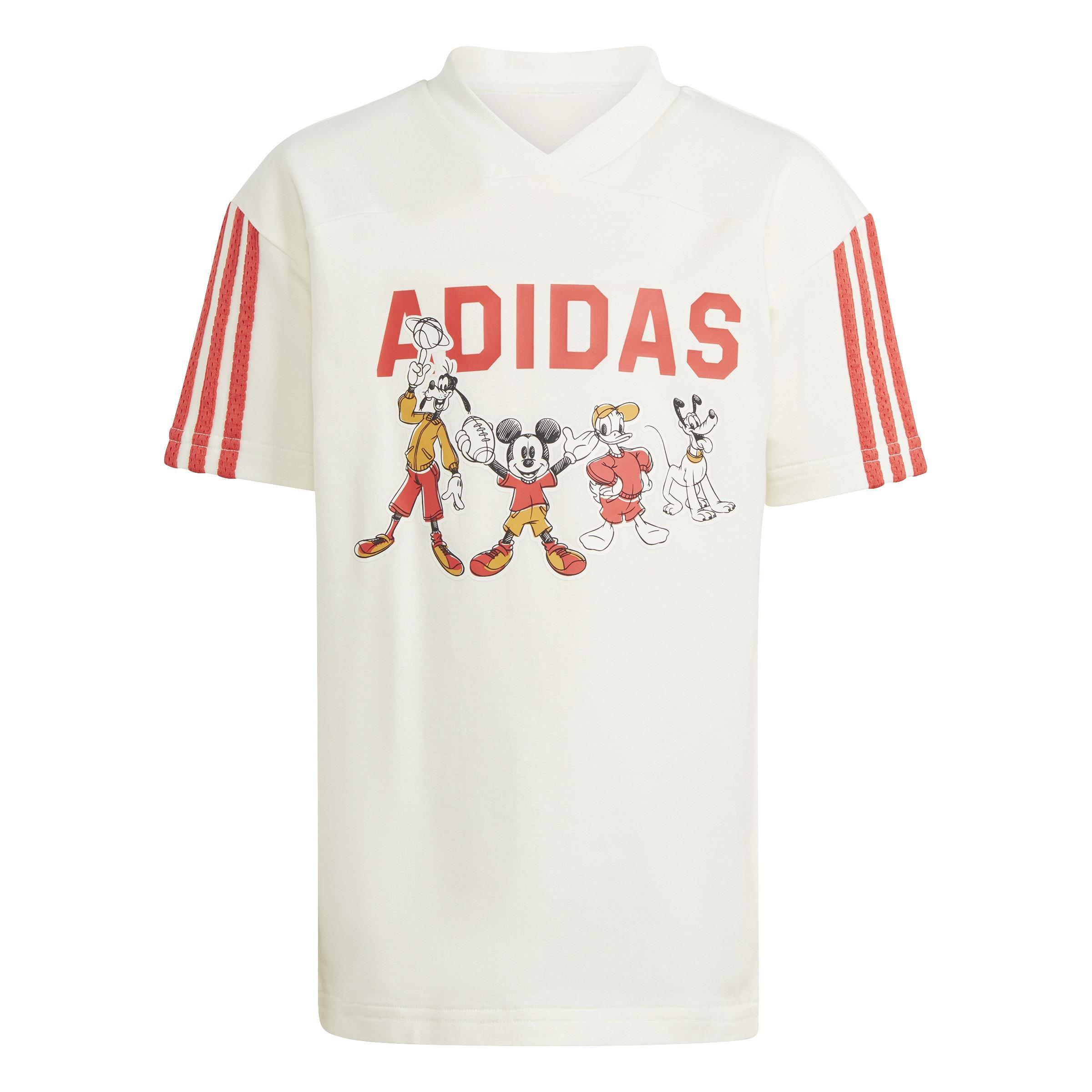 Unisex Kids adidas x Disney Mickey Mouse Tee Set, White, , large image number 11