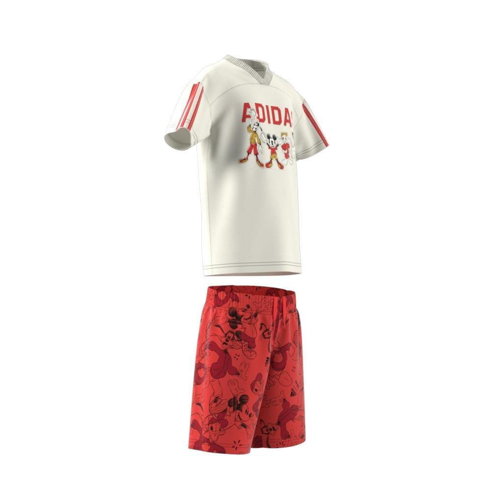 Unisex Kids adidas x Disney Mickey Mouse Tee Set, White, , large image number 14
