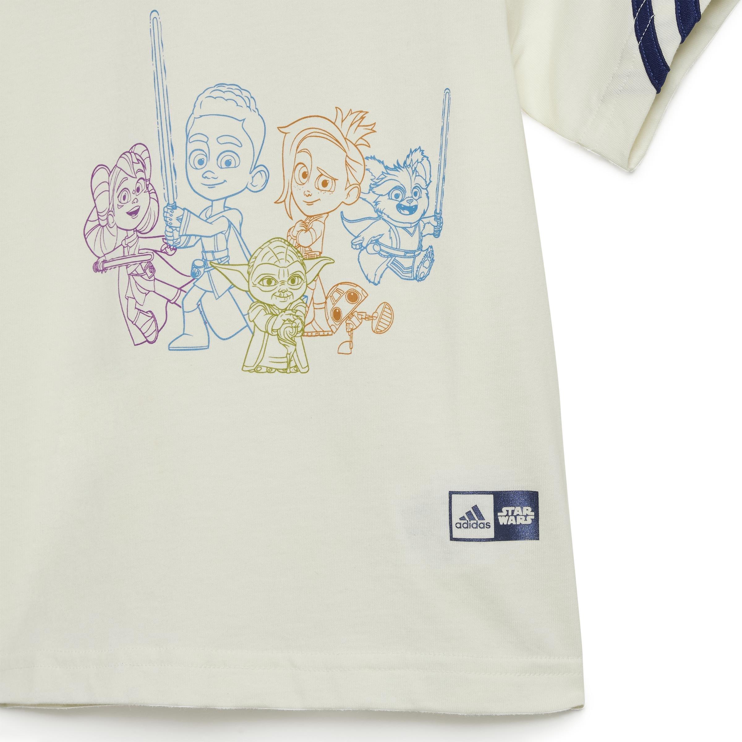 Unisex Kids Star Wars Young Jedi Tee Set, White, A901_ONE, large image number 4