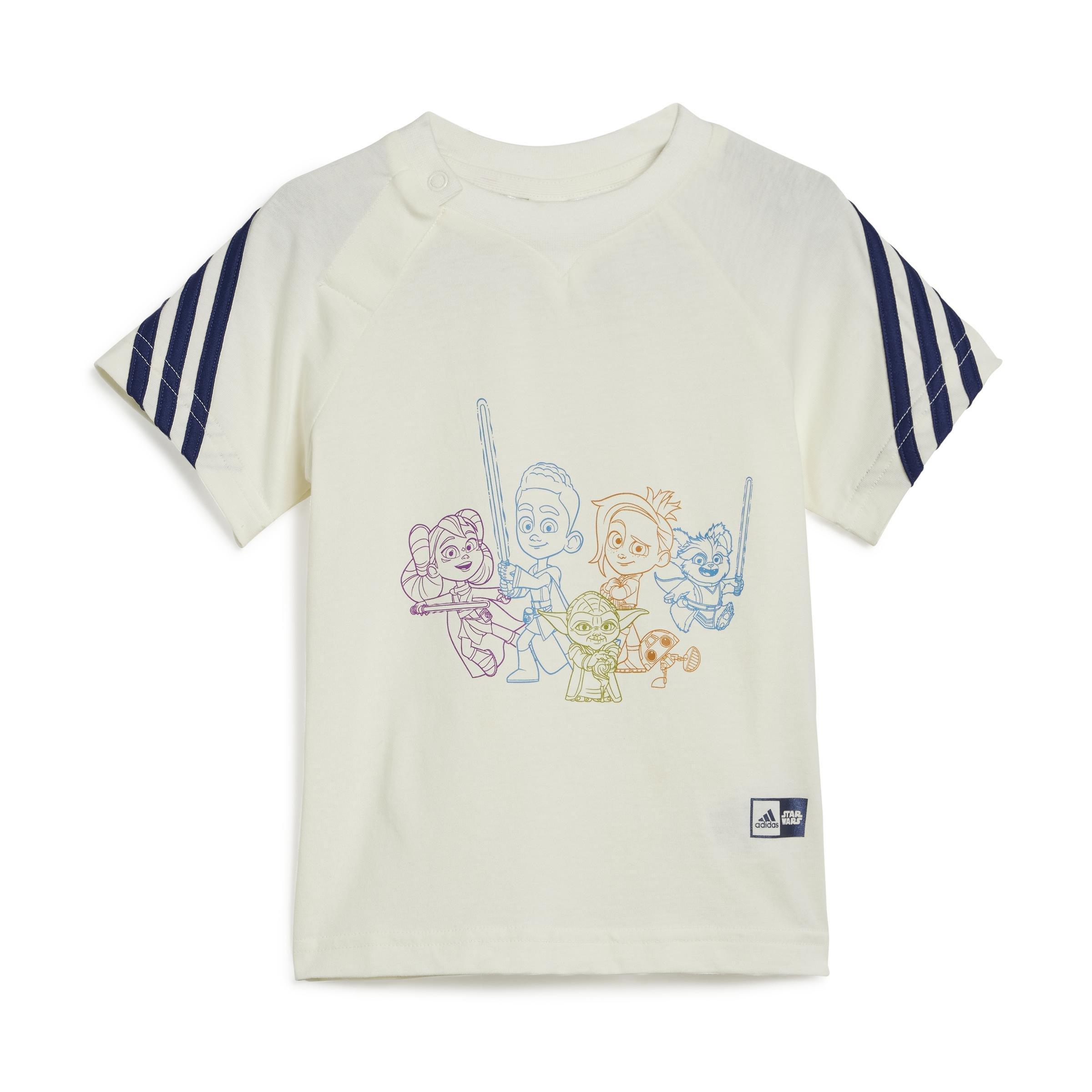 Unisex Kids Star Wars Young Jedi Tee Set, White, A901_ONE, large image number 9