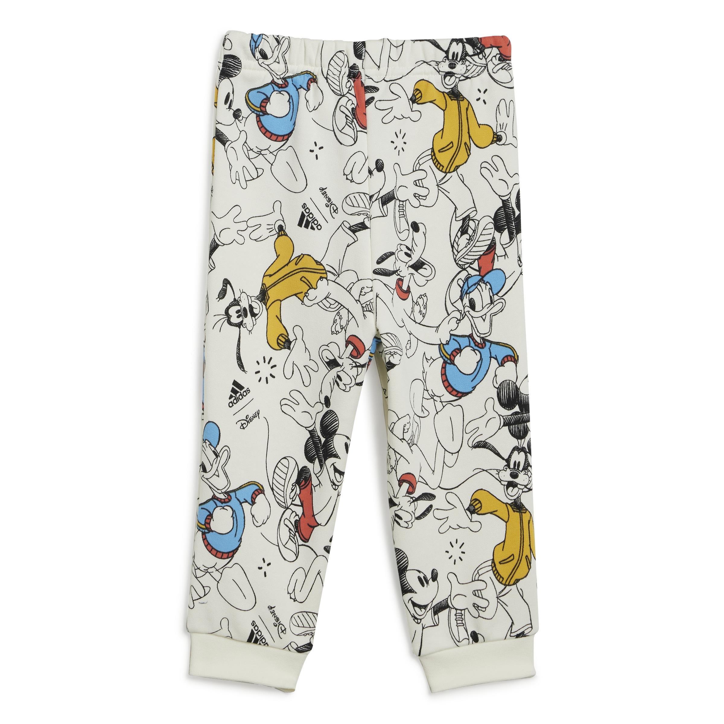 Unisex Kids adidas x Disney Mickey Mouse Crewneck and Jogger Set, Red, , large image number 3