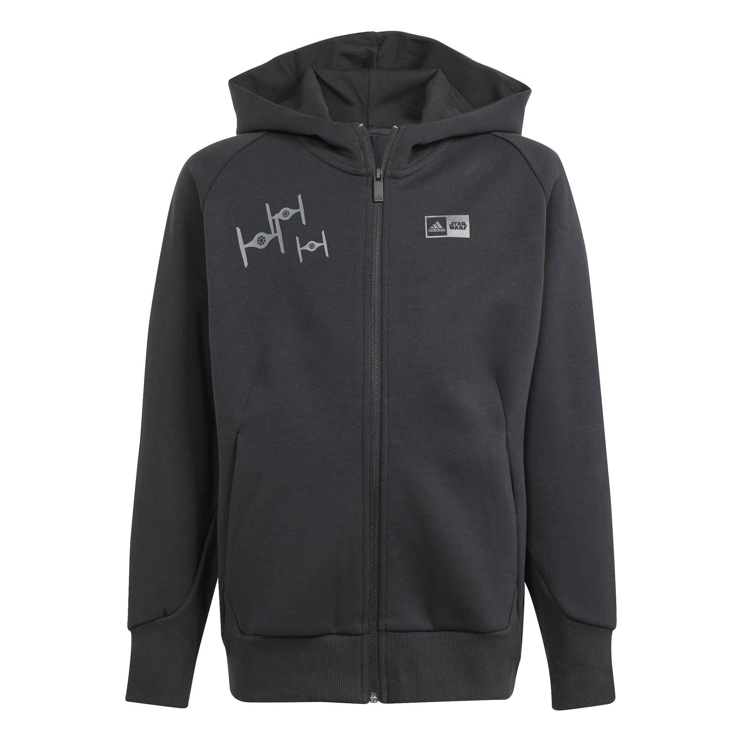 Unisex Kids Star Wars Z.N.E. Full-Zip Hoodie, Black, A901_ONE, large image number 0