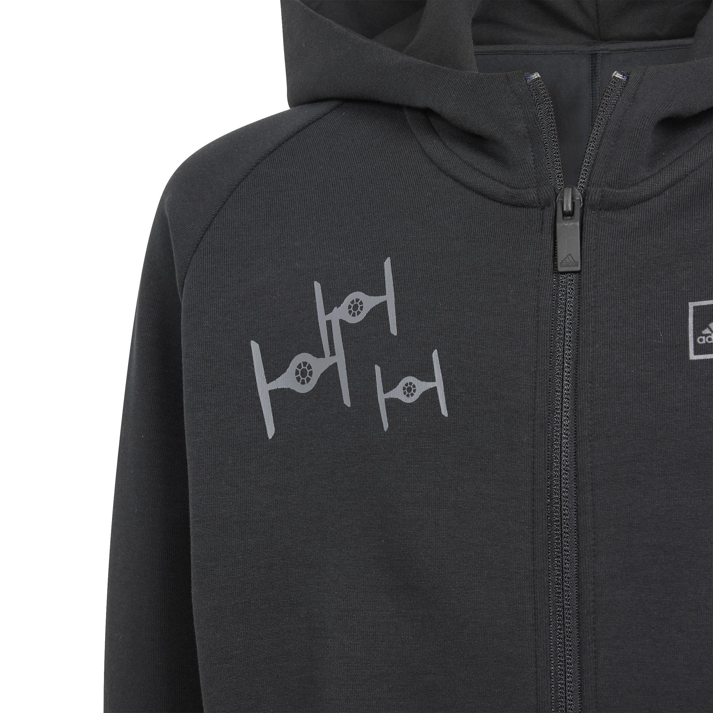 Unisex Kids Star Wars Z.N.E. Full-Zip Hoodie, Black, A901_ONE, large image number 3