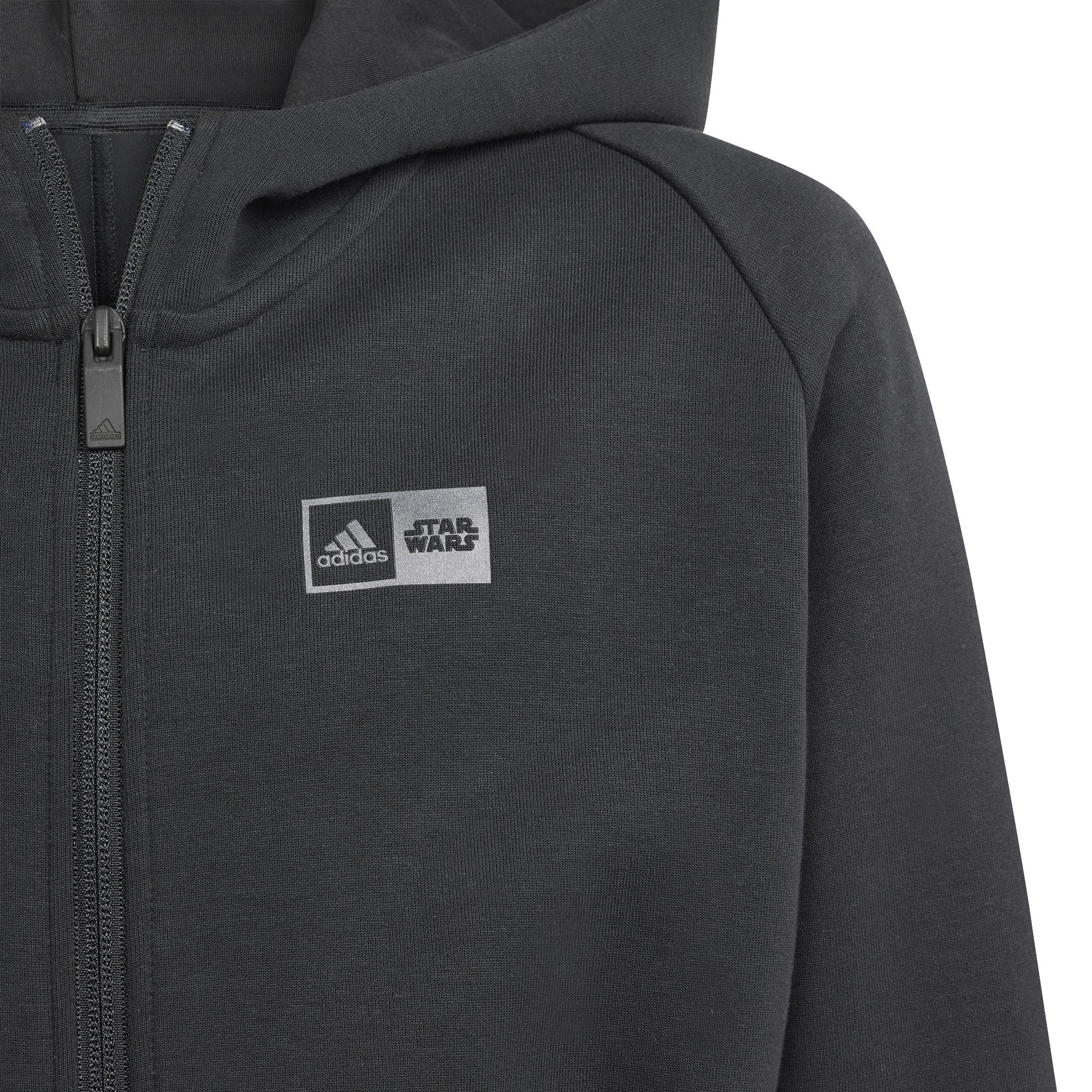 Unisex Kids Star Wars Z.N.E. Full-Zip Hoodie, Black, A901_ONE, large image number 4
