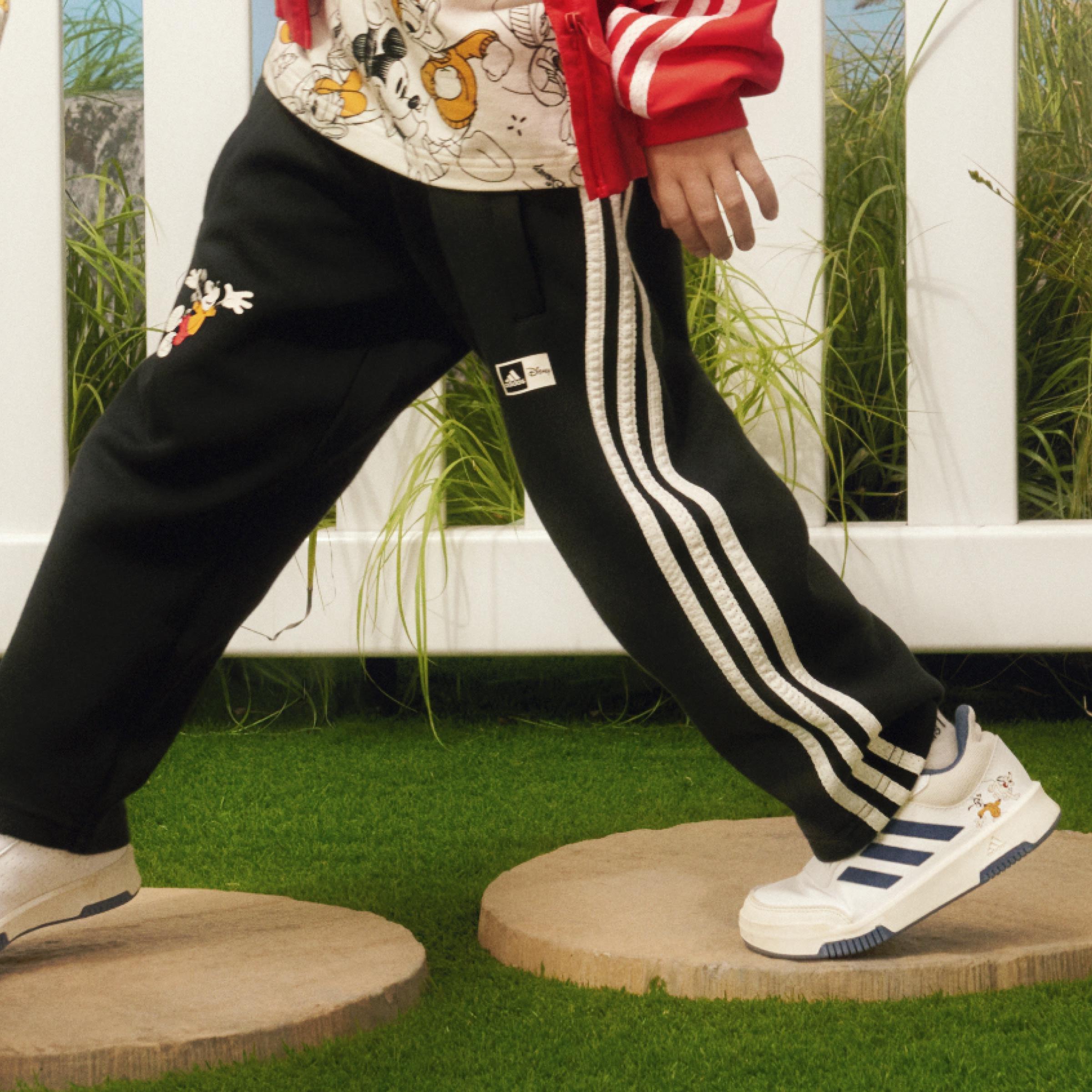 Unisex Kids Disney Tracksuit Bottoms, Black, A901_ONE, large image number 4