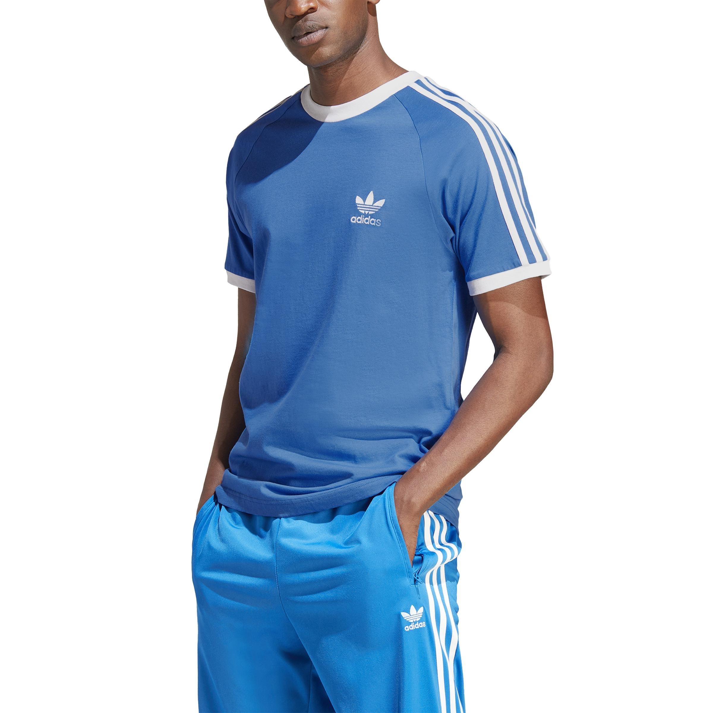 Adicolor Classics 3-Stripes T-Shirt, Blue, A901_ONE, large image number 0