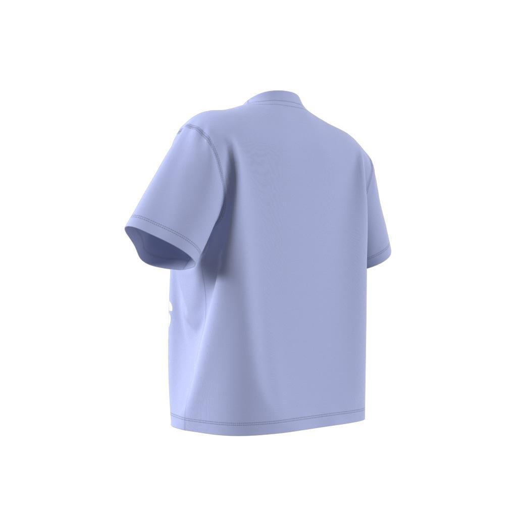 Adicolor Trefoil Boxy T-Shirt, Purple, A901_ONE, large image number 8