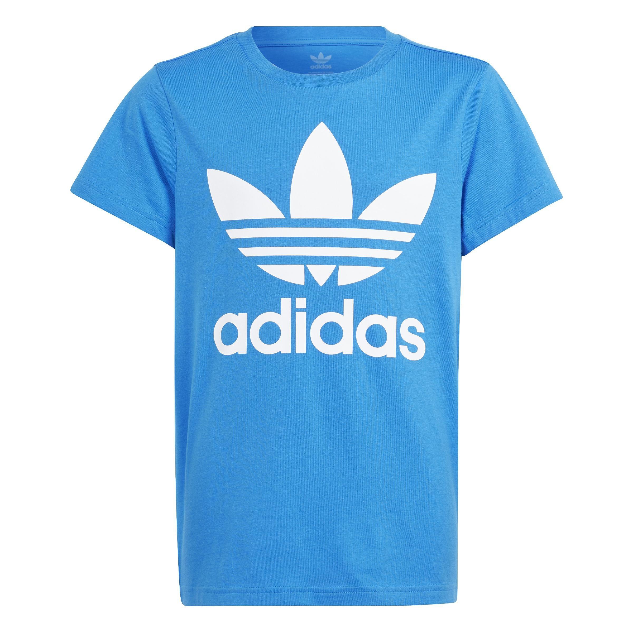 Unisex Kids Trefoil T-Shirt, Blue, , large image number 0