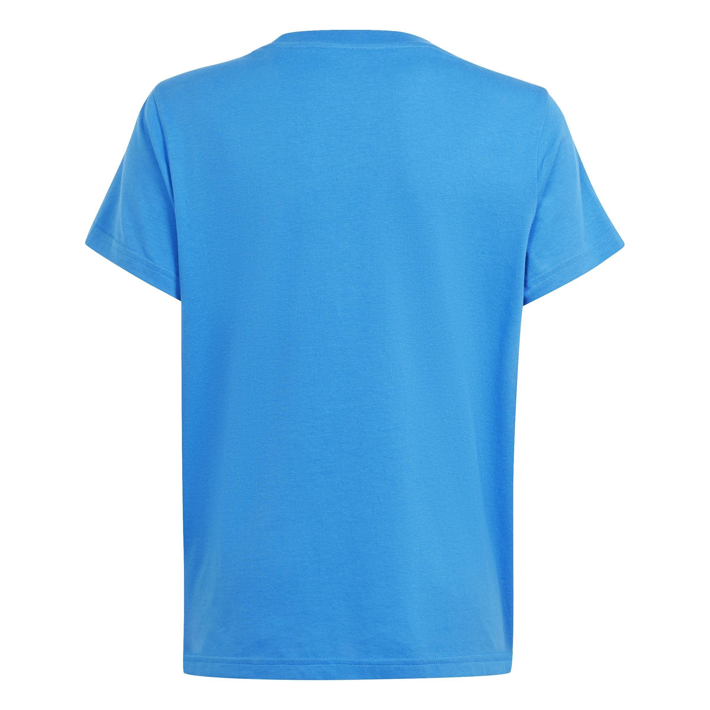 Unisex Kids Trefoil T-Shirt, Blue, , large image number 2