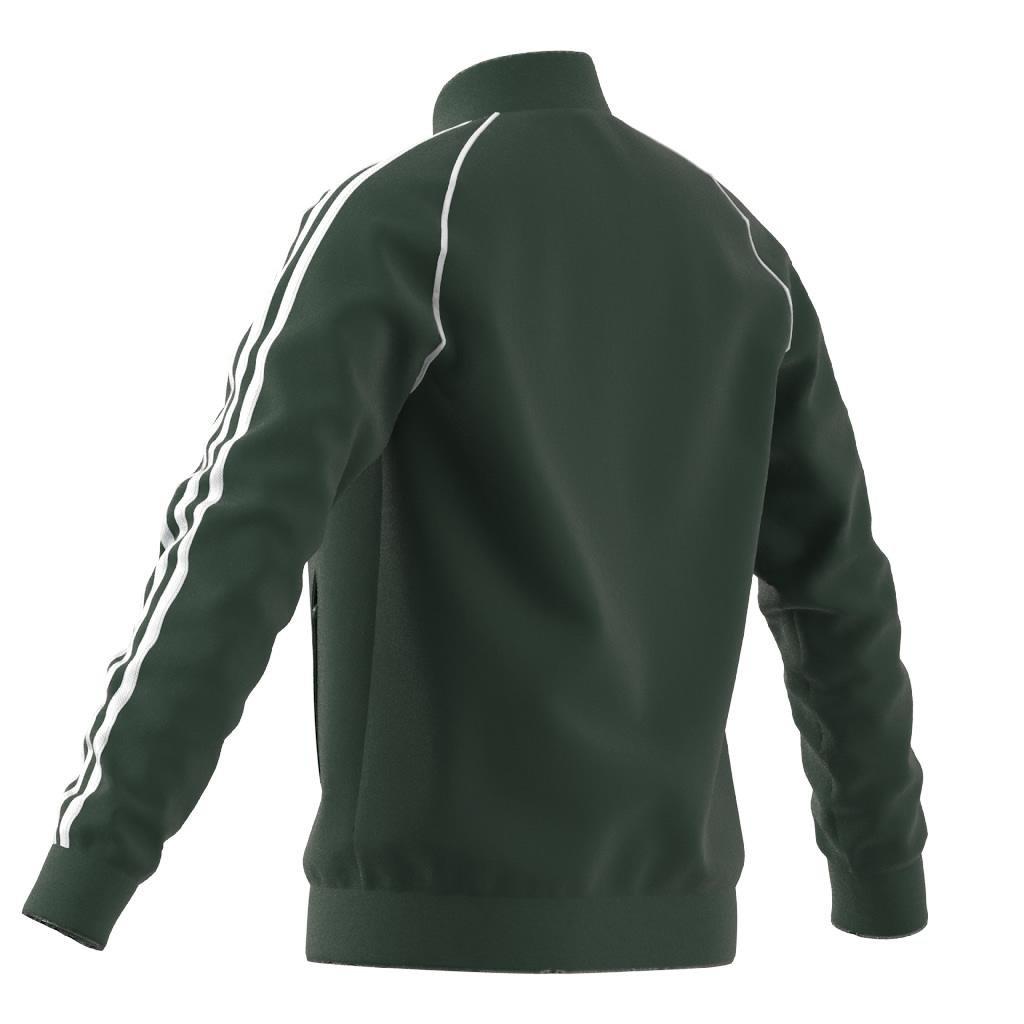 Unisex Kids Adicolor Sst Track Top, Green, A901_ONE, large image number 8