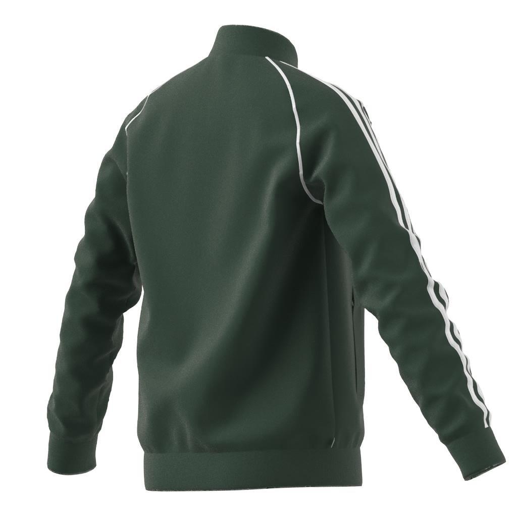 Unisex Kids Adicolor Sst Track Top, Green, A901_ONE, large image number 9