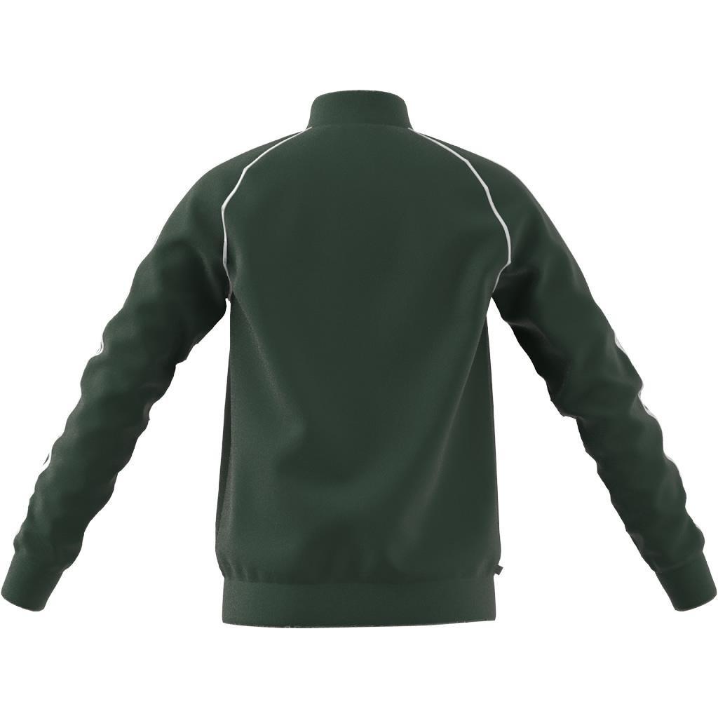 Unisex Kids Adicolor Sst Track Top, Green, A901_ONE, large image number 13