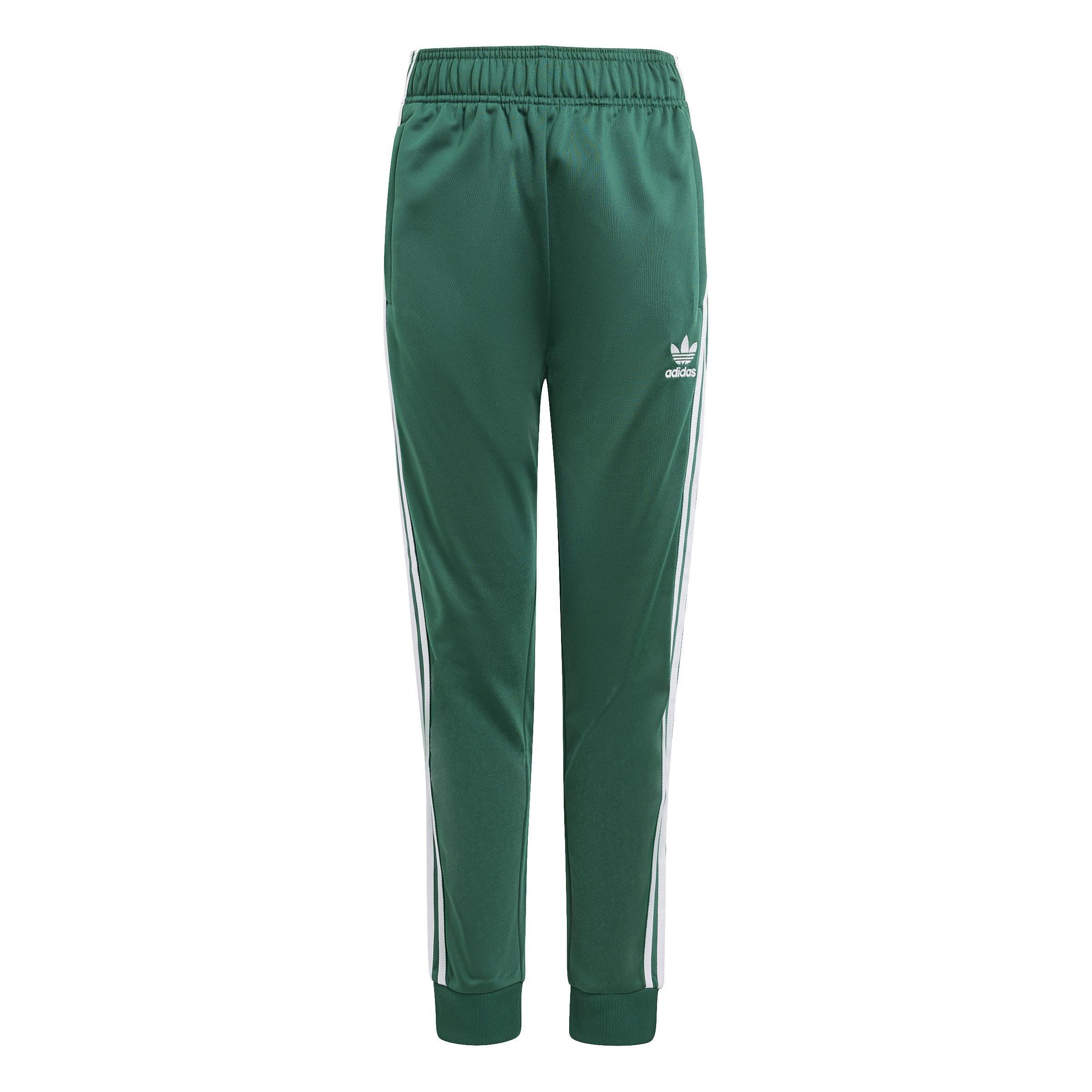 Unisex Kids Adicolor Sst Tracksuit Bottoms, Green, A901_ONE, large image number 0