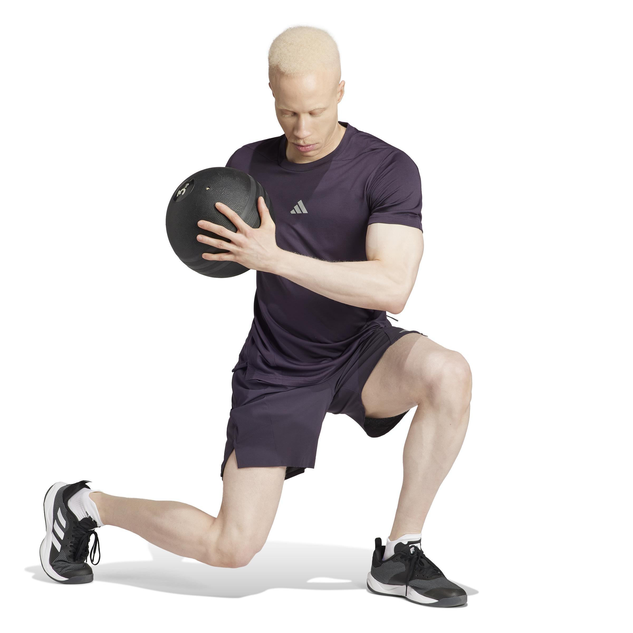 Designed For Training Hiit Workout Heat.Rdy Shorts, Purple, A901_ONE, large image number 6
