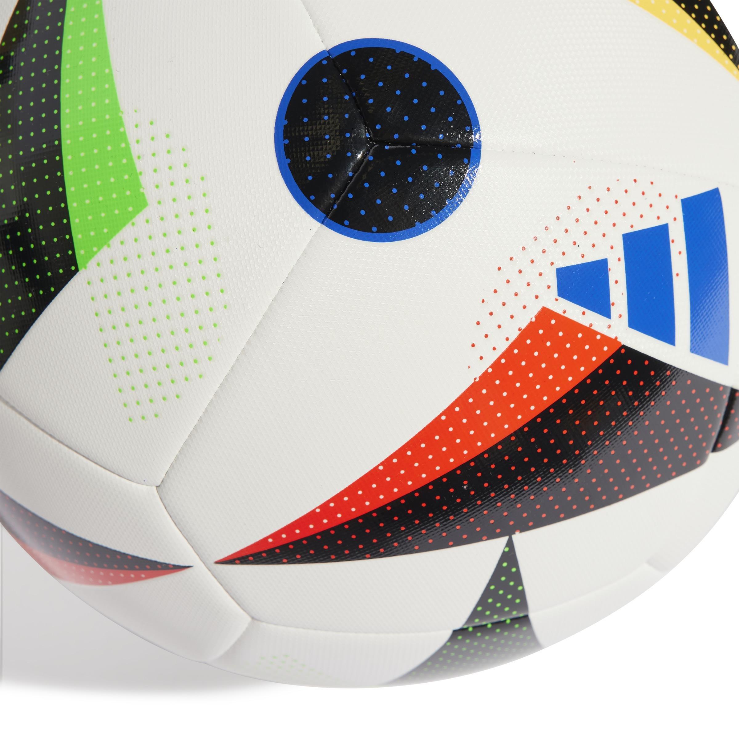 Unisex Euro 24 Training Football, White, A901_ONE, large image number 2