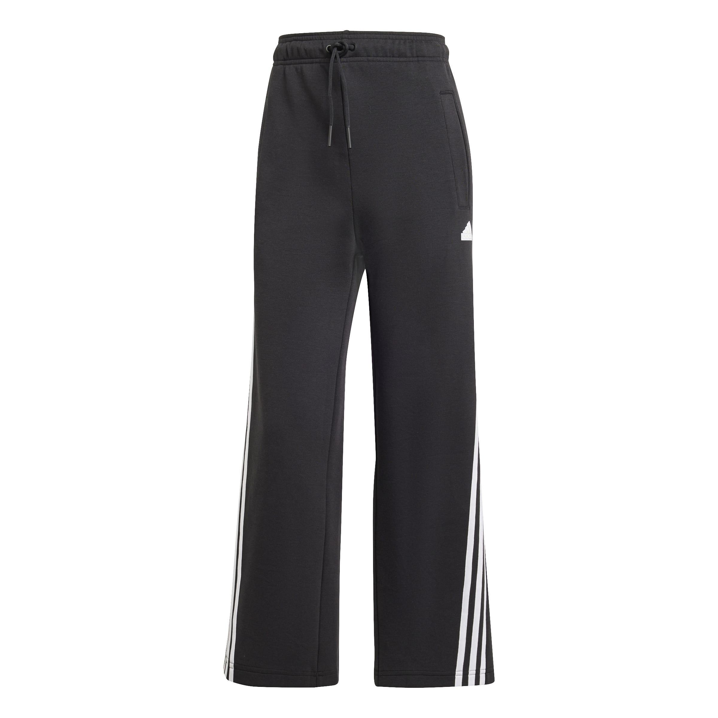 Future Icons 3-Stripes Open Hem Joggers, Black, A901_ONE, large image number 0
