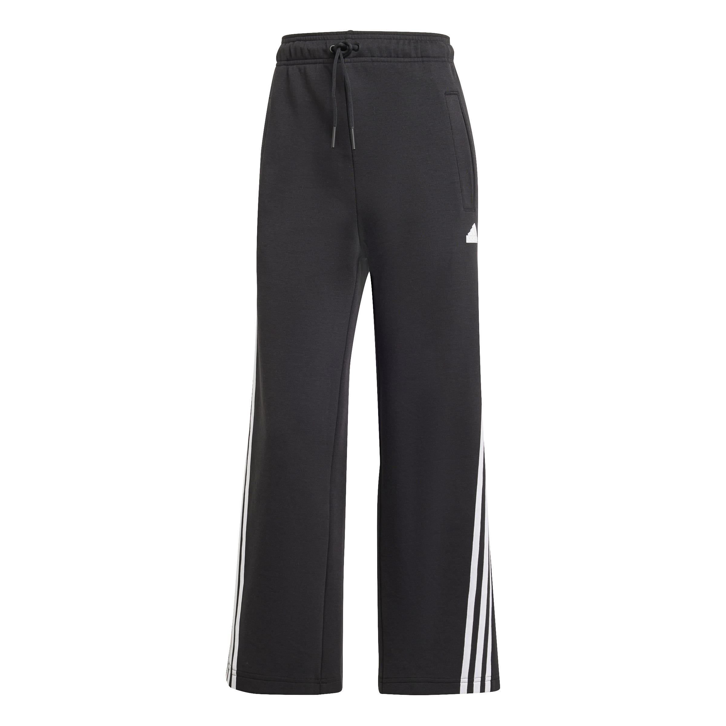 Future Icons 3-Stripes Open Hem Joggers, Black, A901_ONE, large image number 1