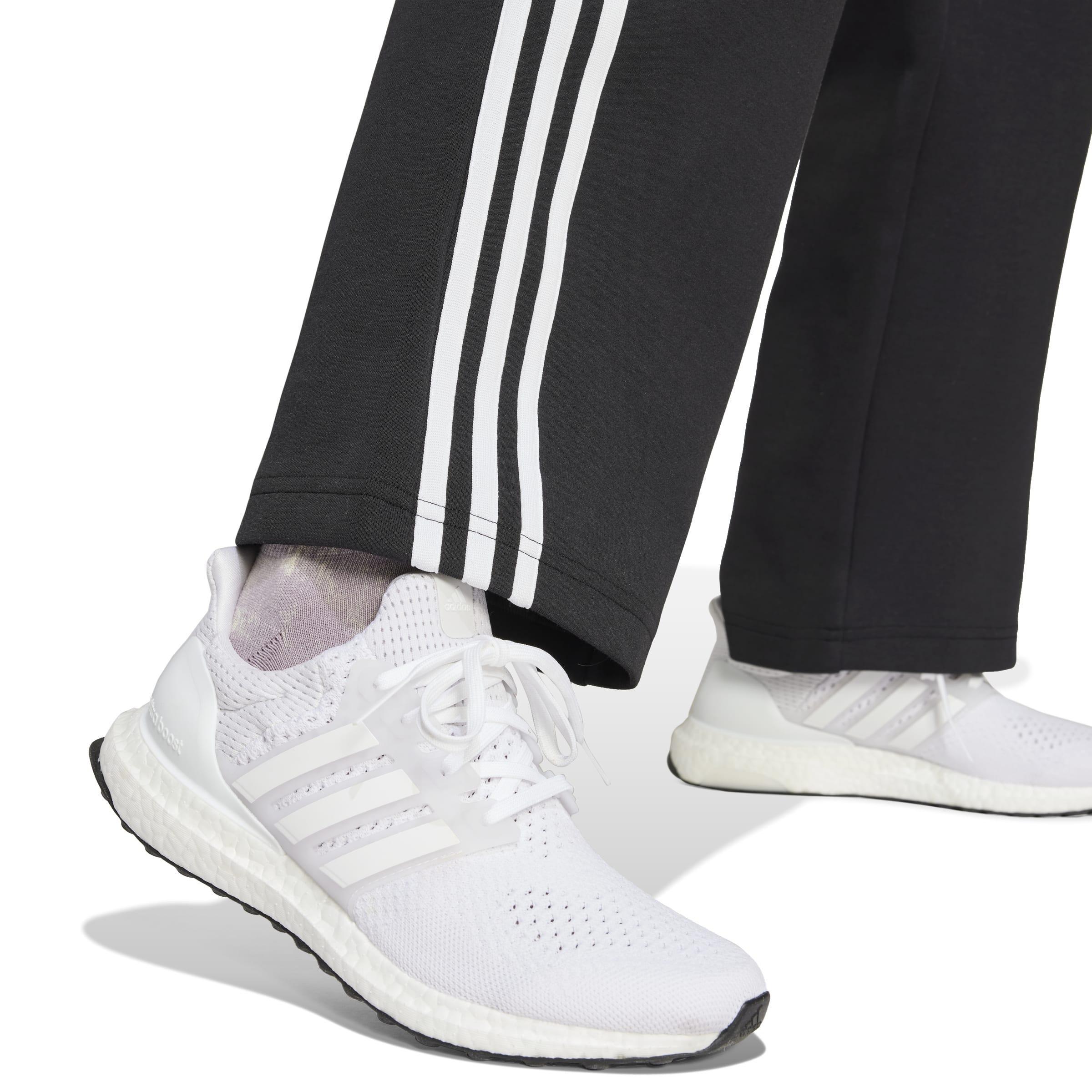Future Icons 3-Stripes Open Hem Joggers, Black, A901_ONE, large image number 4
