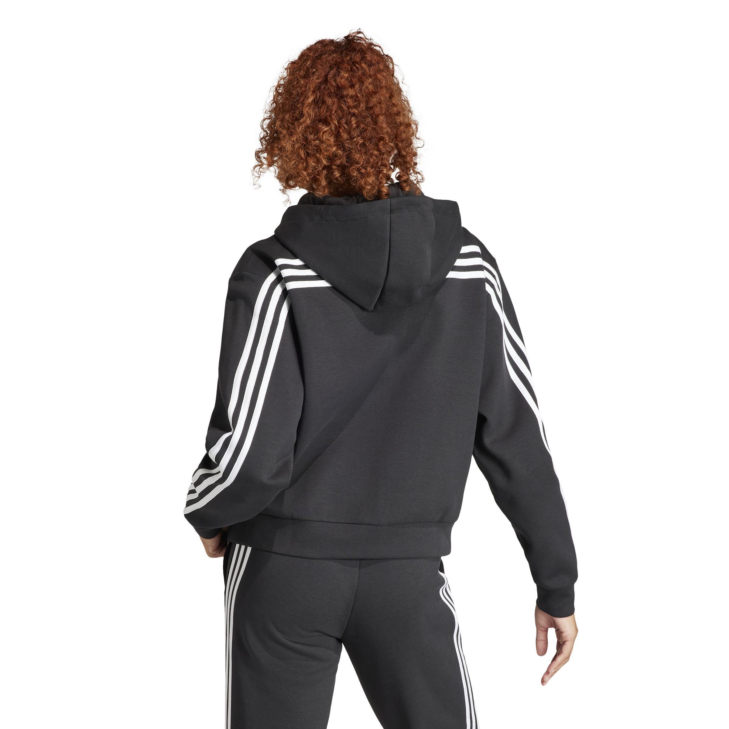 Future Icons 3-Stripes Full Zip Hoodie, Black, , large image number 3