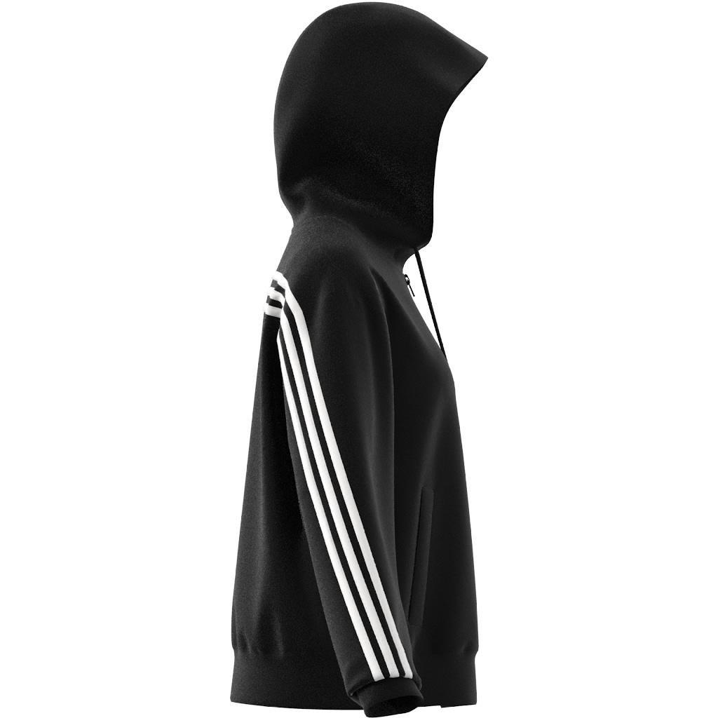 Future Icons 3-Stripes Full Zip Hoodie, Black, , large image number 7