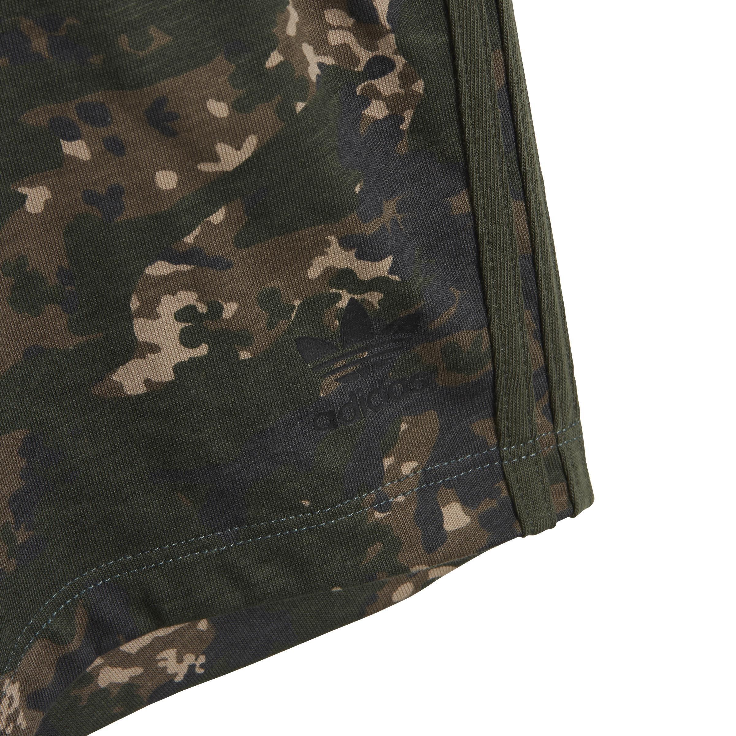 Unisex Kids Camo Shorts And Tee Set, Black, , large image number 5