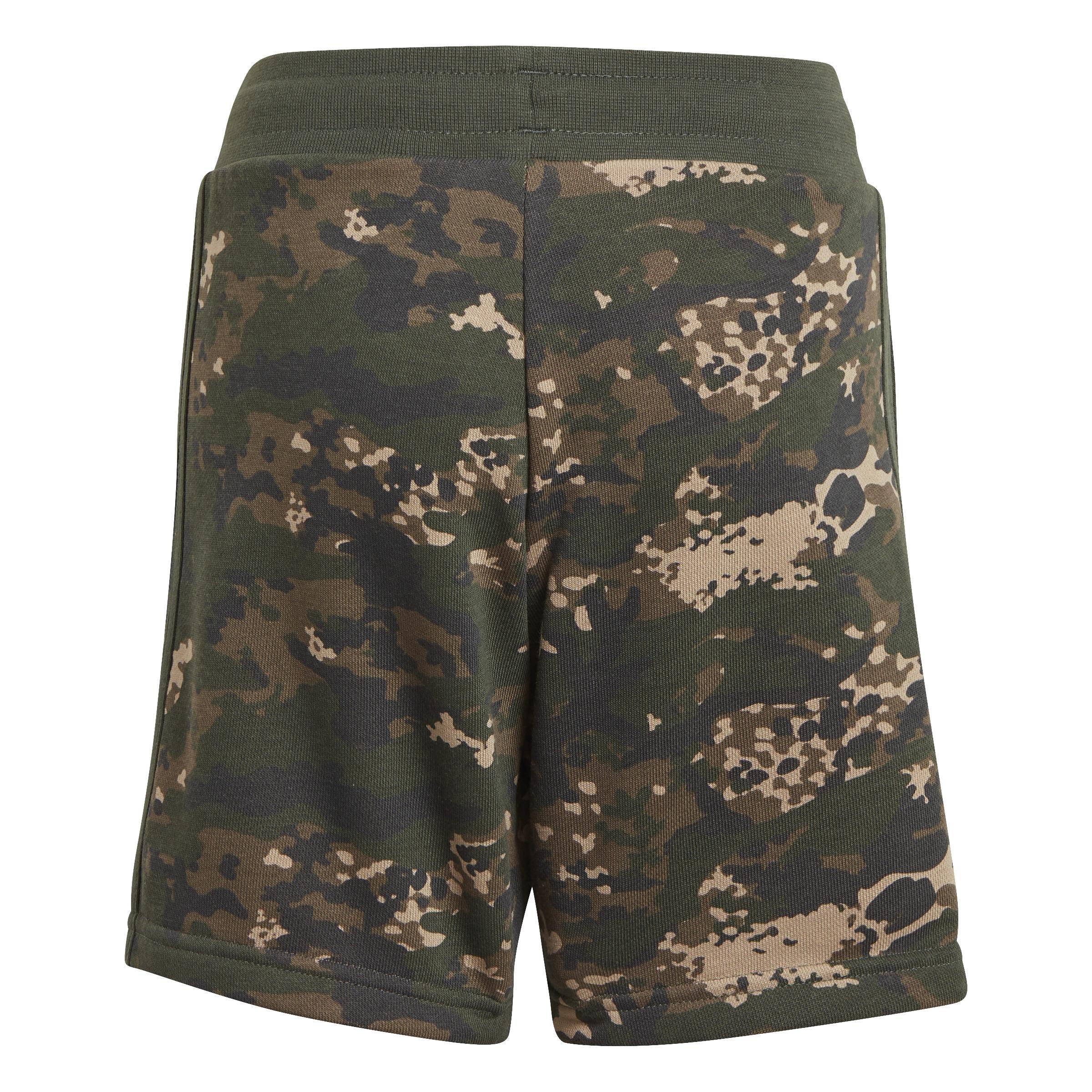 Unisex Kids Camo Shorts And Tee Set, Black, , large image number 3