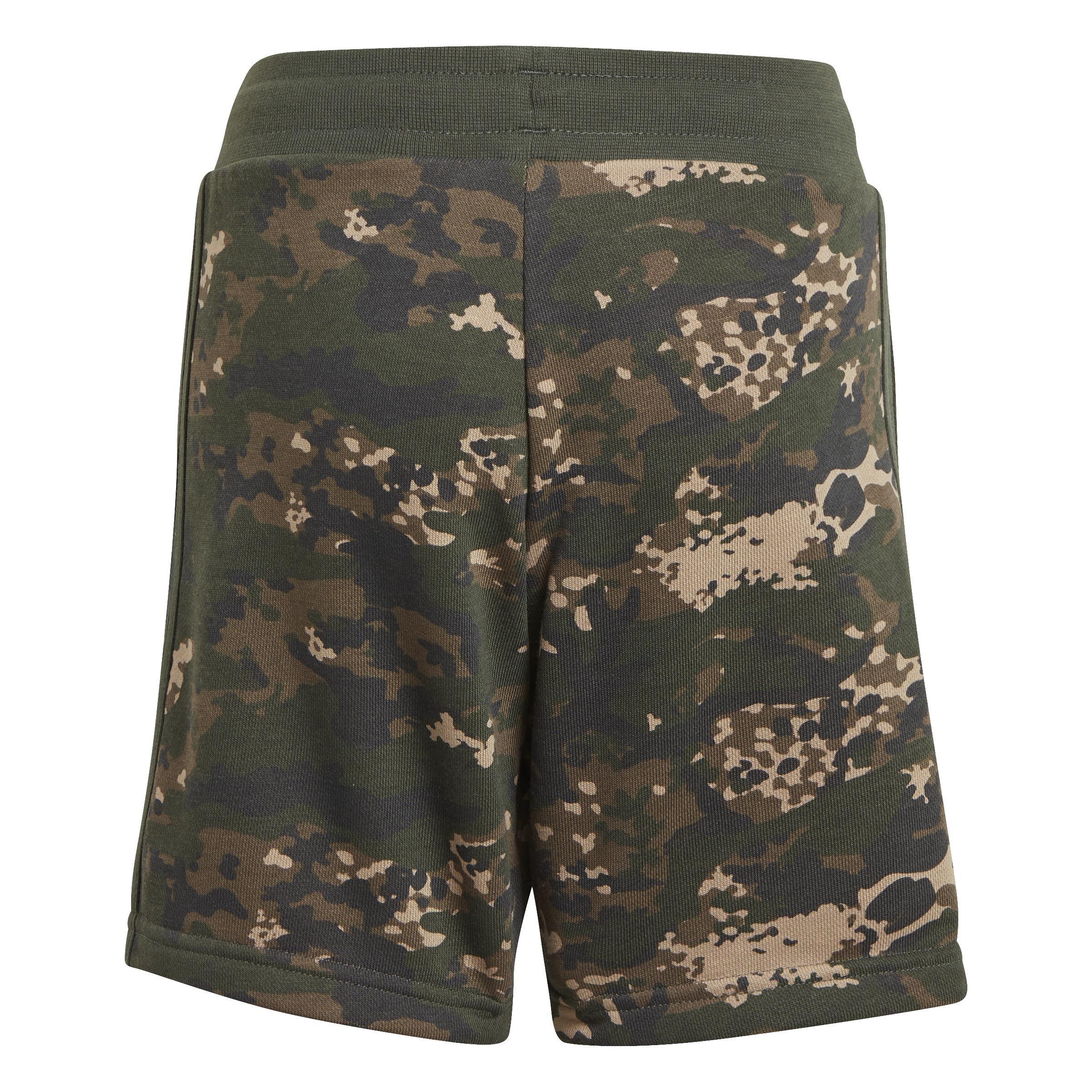 Unisex Camo Shorts And Tee Set, Black, A901_ONE, large image number 3