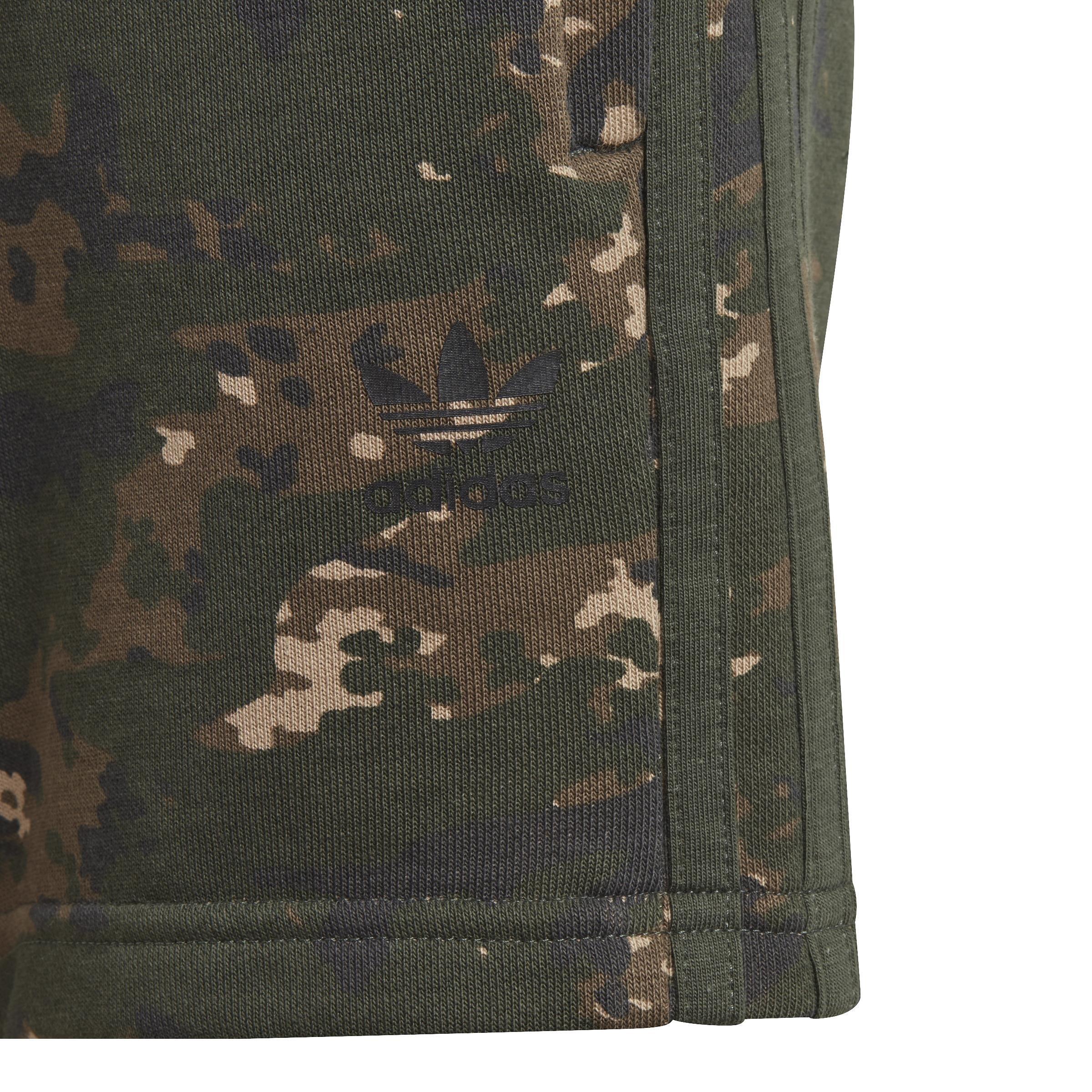 Unisex Kids Camo Shorts And Tee Set, Black, , large image number 4