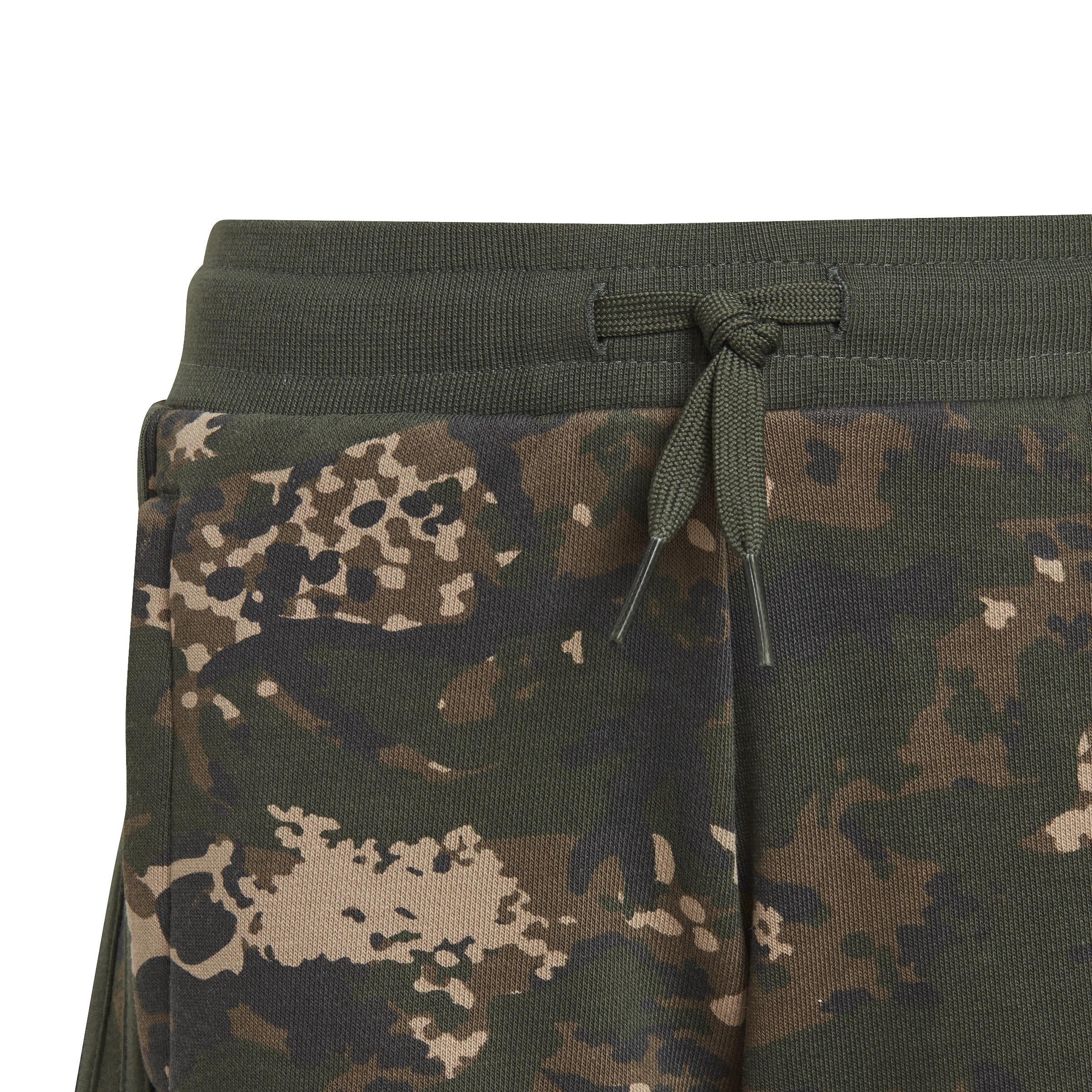 Unisex Camo Shorts And Tee Set, Black, A901_ONE, large image number 6