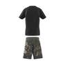 Kids Unisex Camo Shorts And Tee Set, Black, A901_ONE, thumbnail image number 12