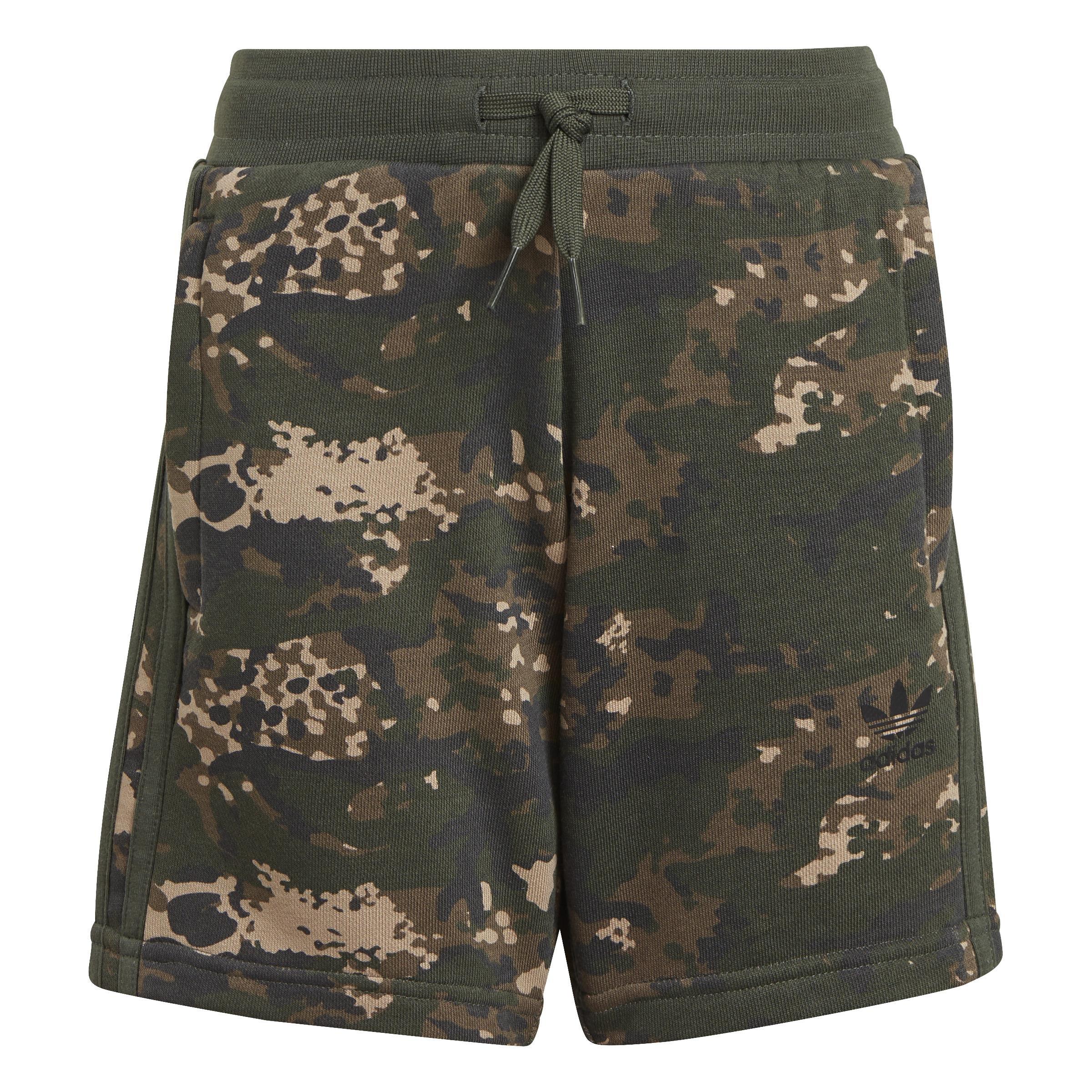 Unisex Camo Shorts And Tee Set, Black, A901_ONE, large image number 13