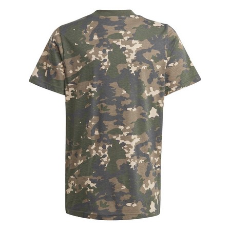 Kids Unisex Camo T-Shirt, Beige, A901_ONE, large image number 2