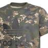 Kids Unisex Camo T-Shirt, Beige, A901_ONE, thumbnail image number 3